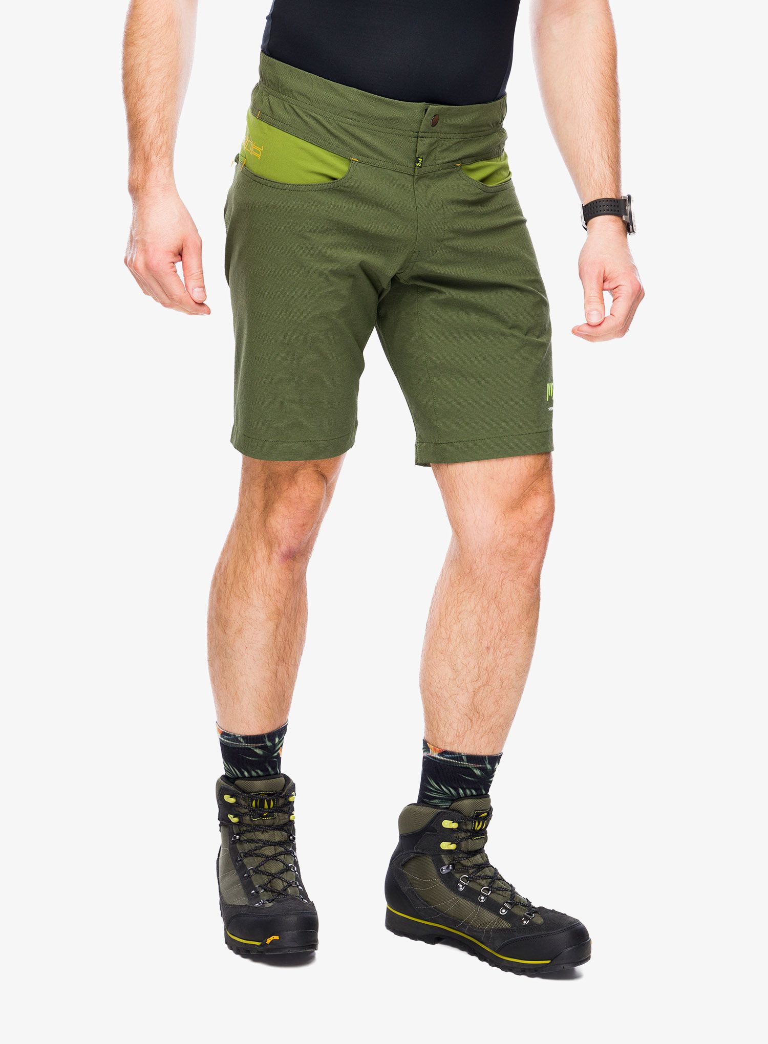 Pánské kraťasy Karpos Dolada Bermuda - rifle green/cedar green