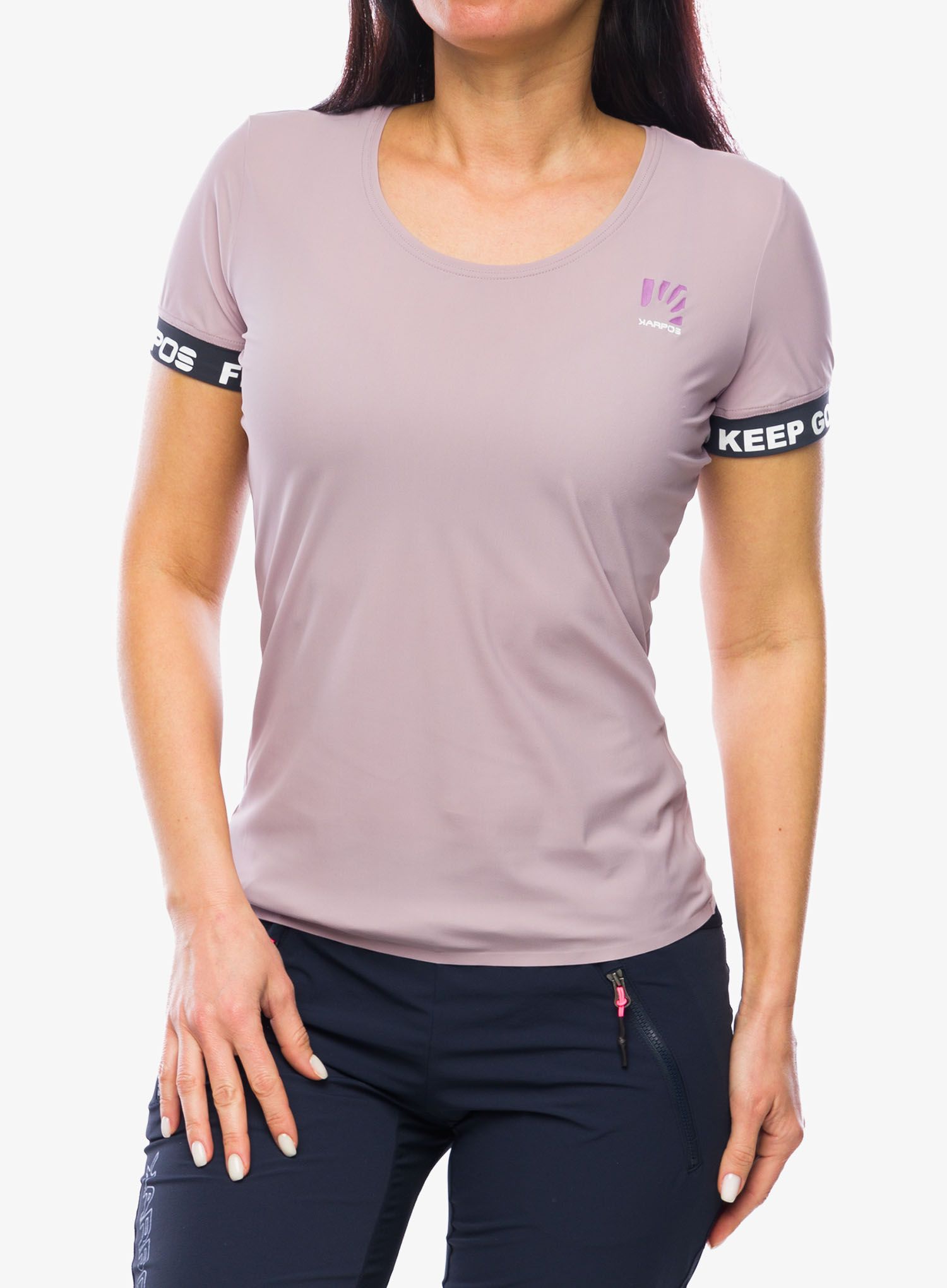 Dámské rychleschnoucí triko Karpos Easyfrizz T-Shirt - nirvana/ombre blue