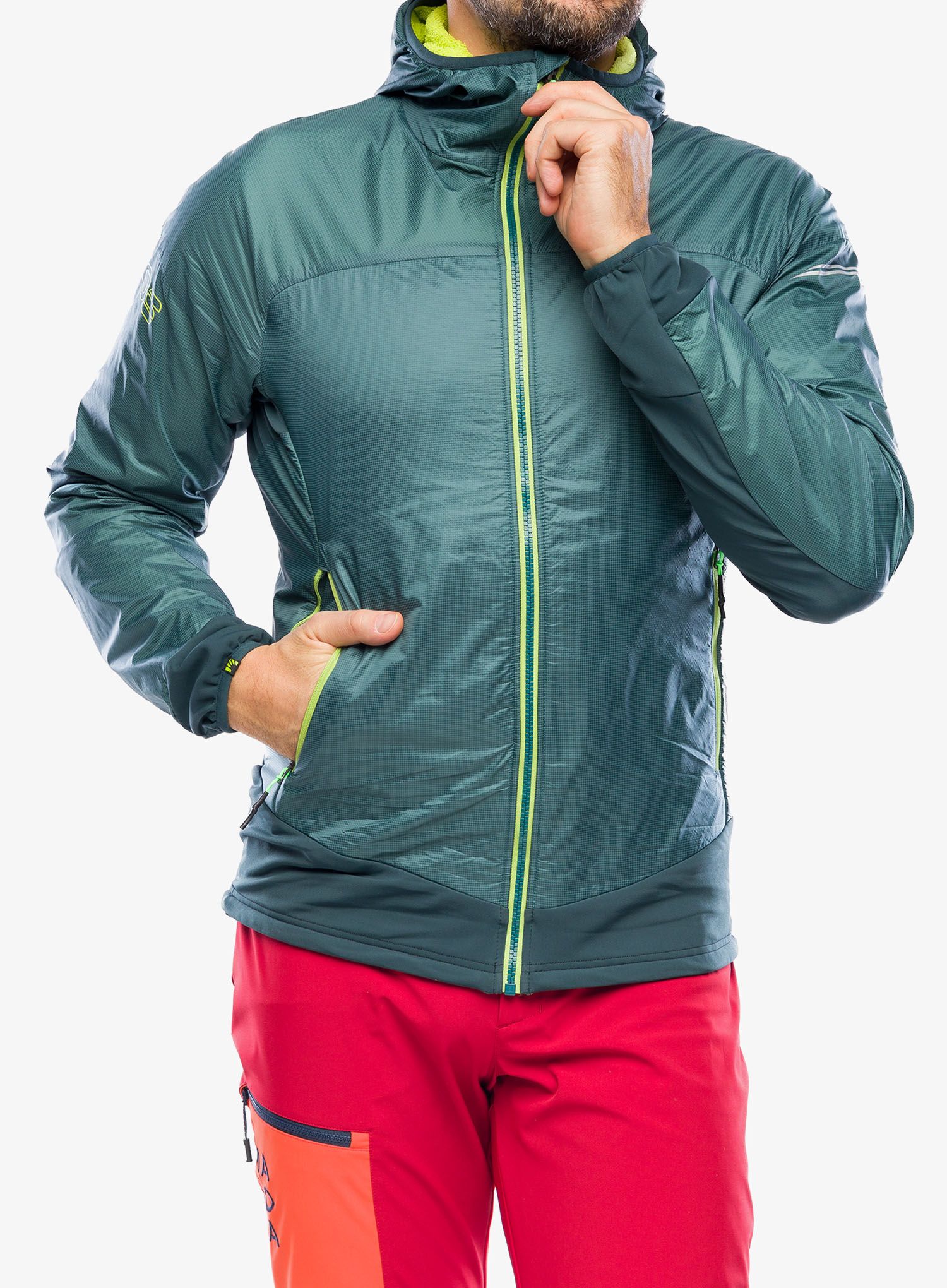 Zateplená bunda Karpos Federa Jacket - balsam/forest