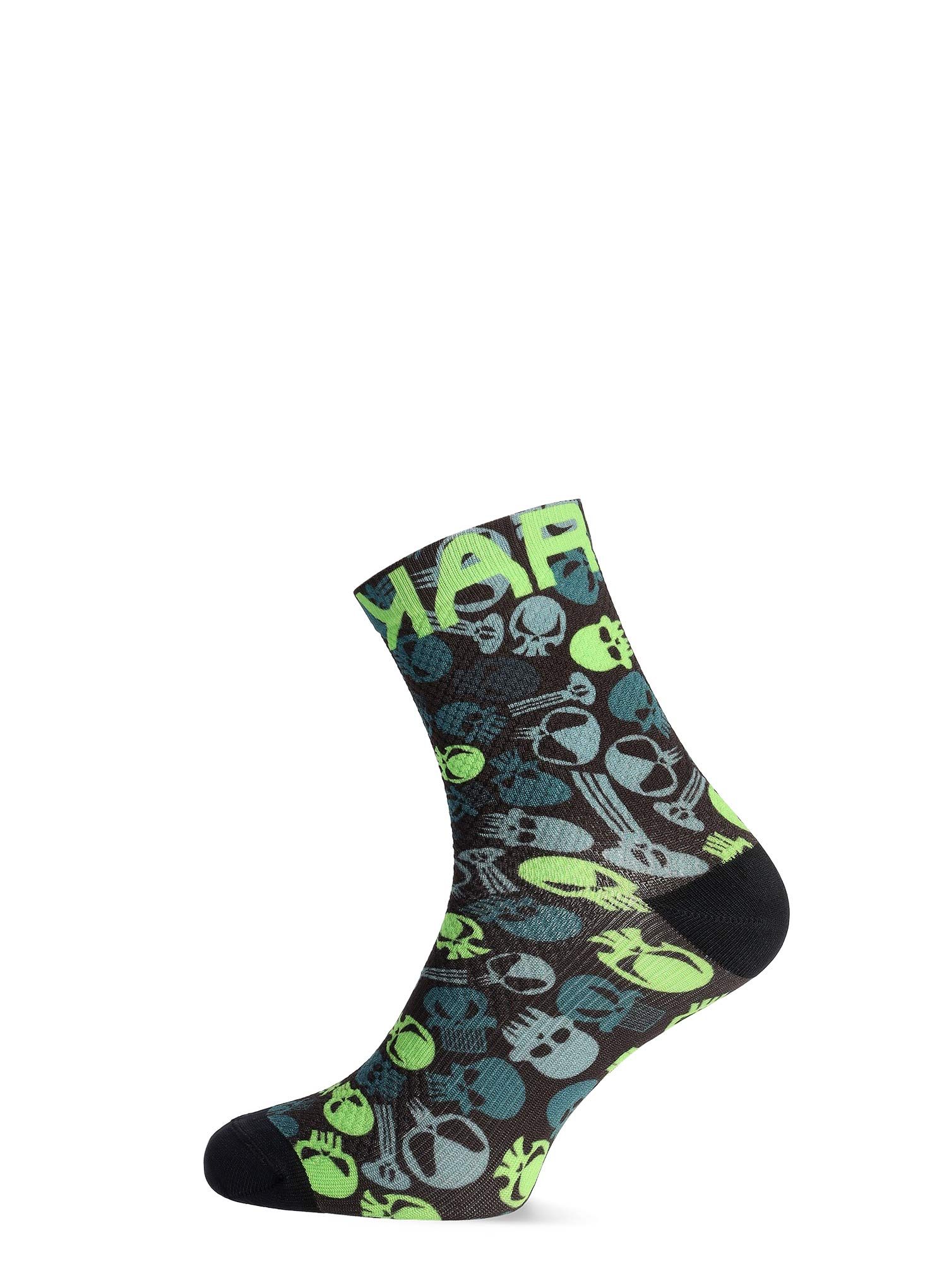 Cyklistické ponožky Karpos Green Fire Socks - ombre blue bluefin smoke blue