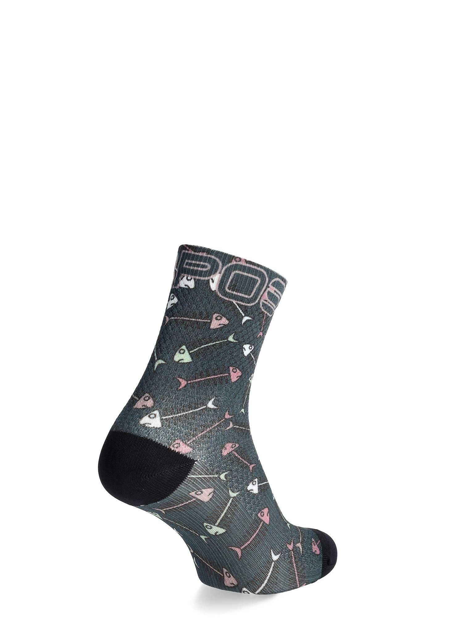 Cyklo ponožky Karpos Green Fire Socks - ombre blue/valerian/lichen