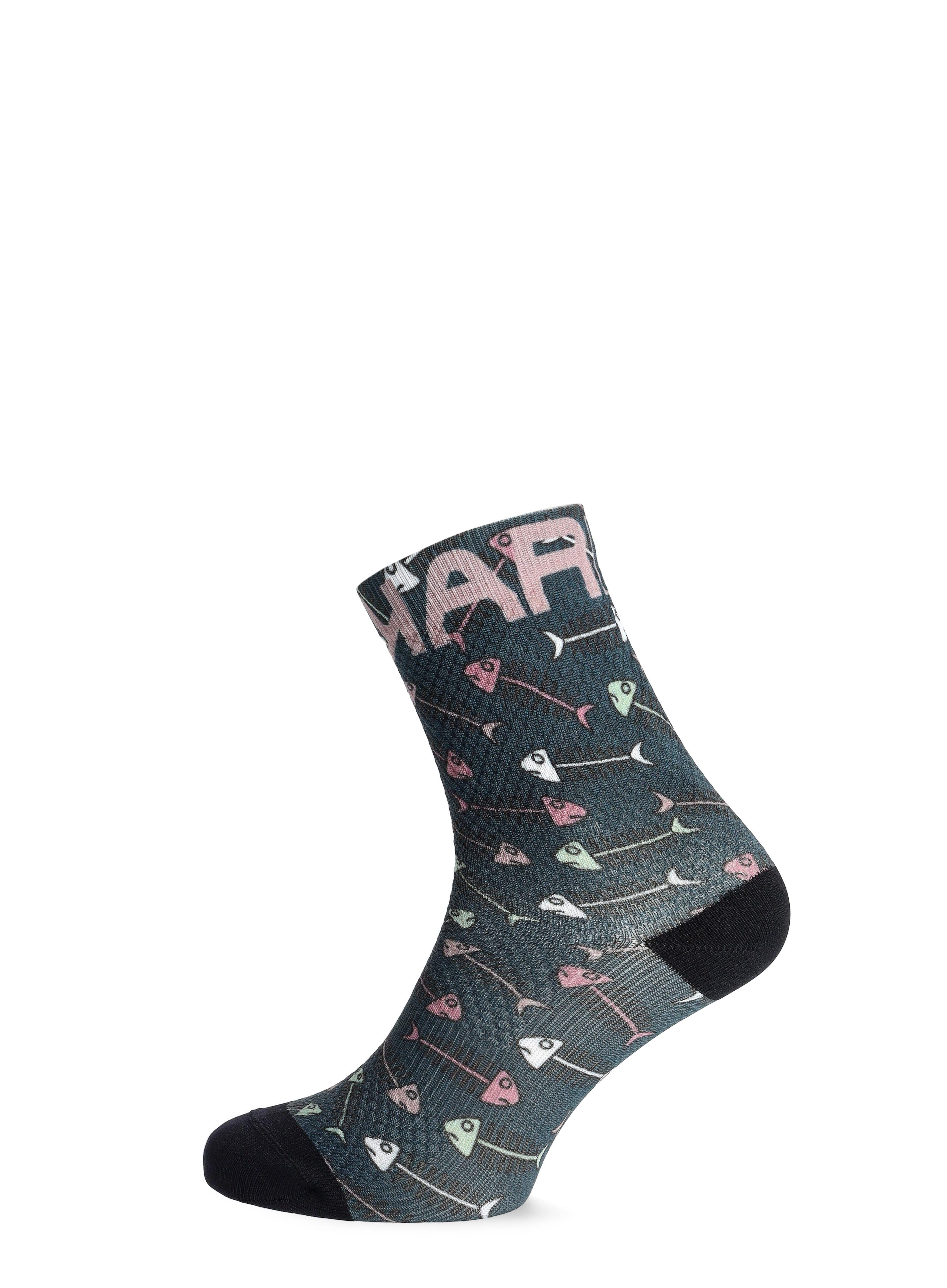 Cyklo ponožky Karpos Green Fire Socks - ombre blue/valerian/lichen