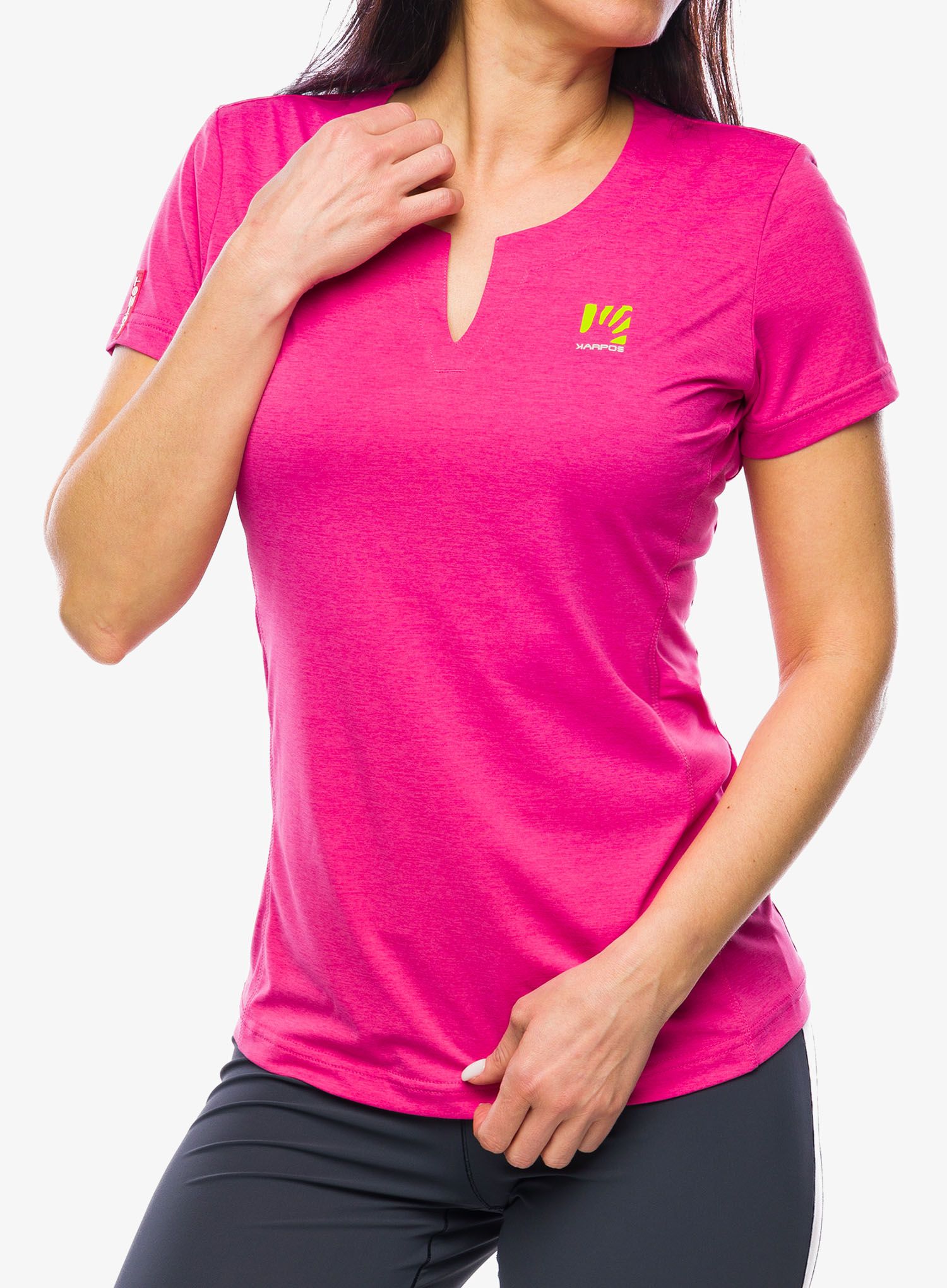 Dámské rychleschnoucí triko Karpos K-Performance T-Shirt - cabaret