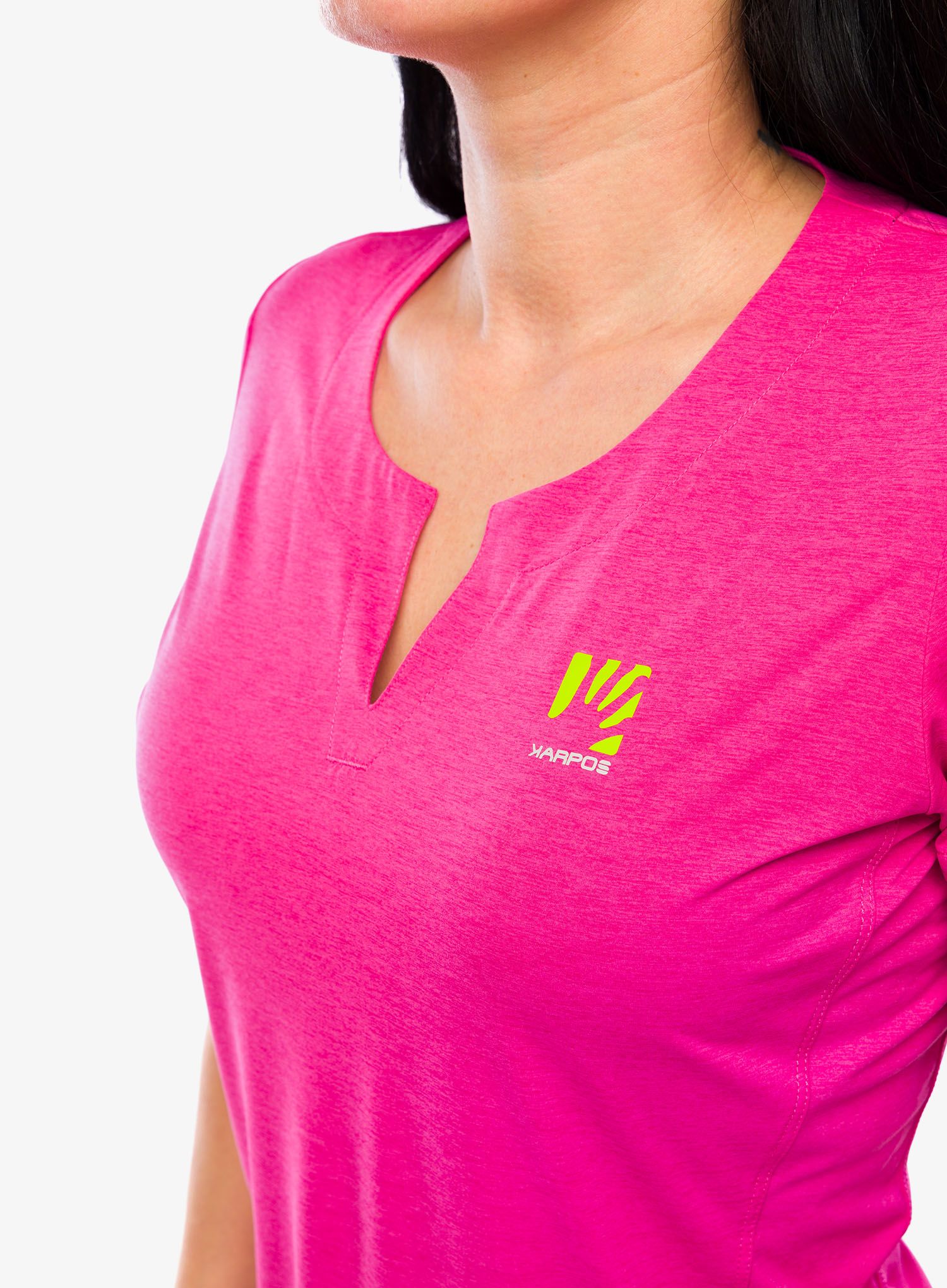 Dámské rychleschnoucí triko Karpos K-Performance T-Shirt - cabaret