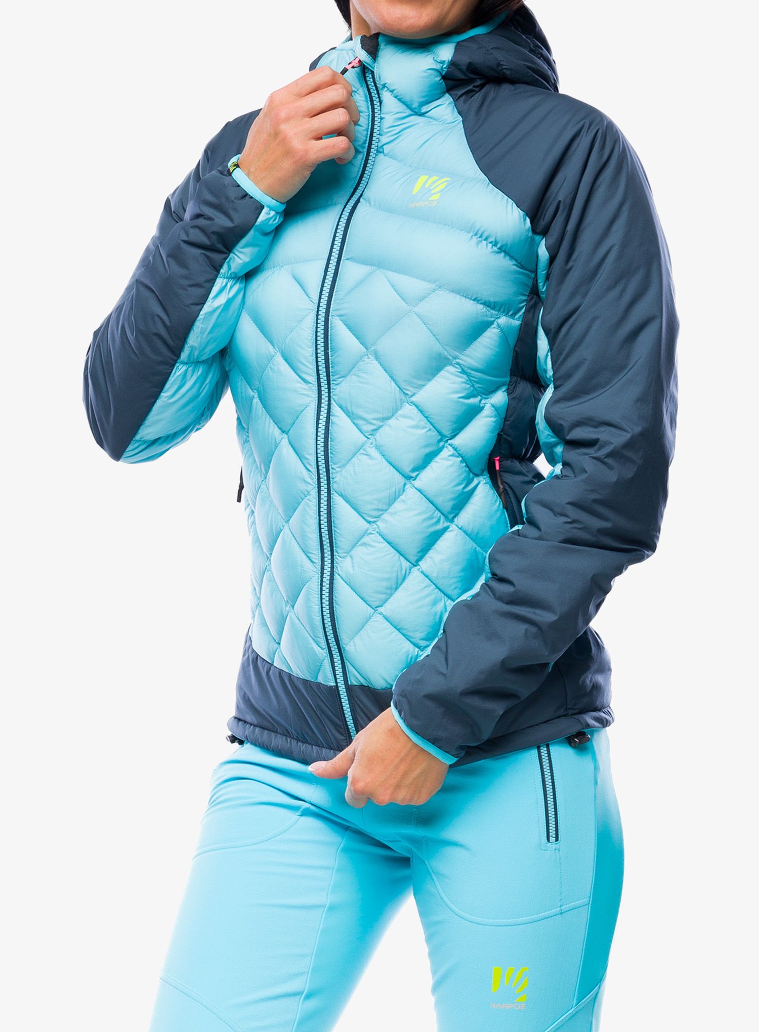 Zateplená bunda dámská Karpos Lastei Active Plus Jacket - blue atoll/midnight