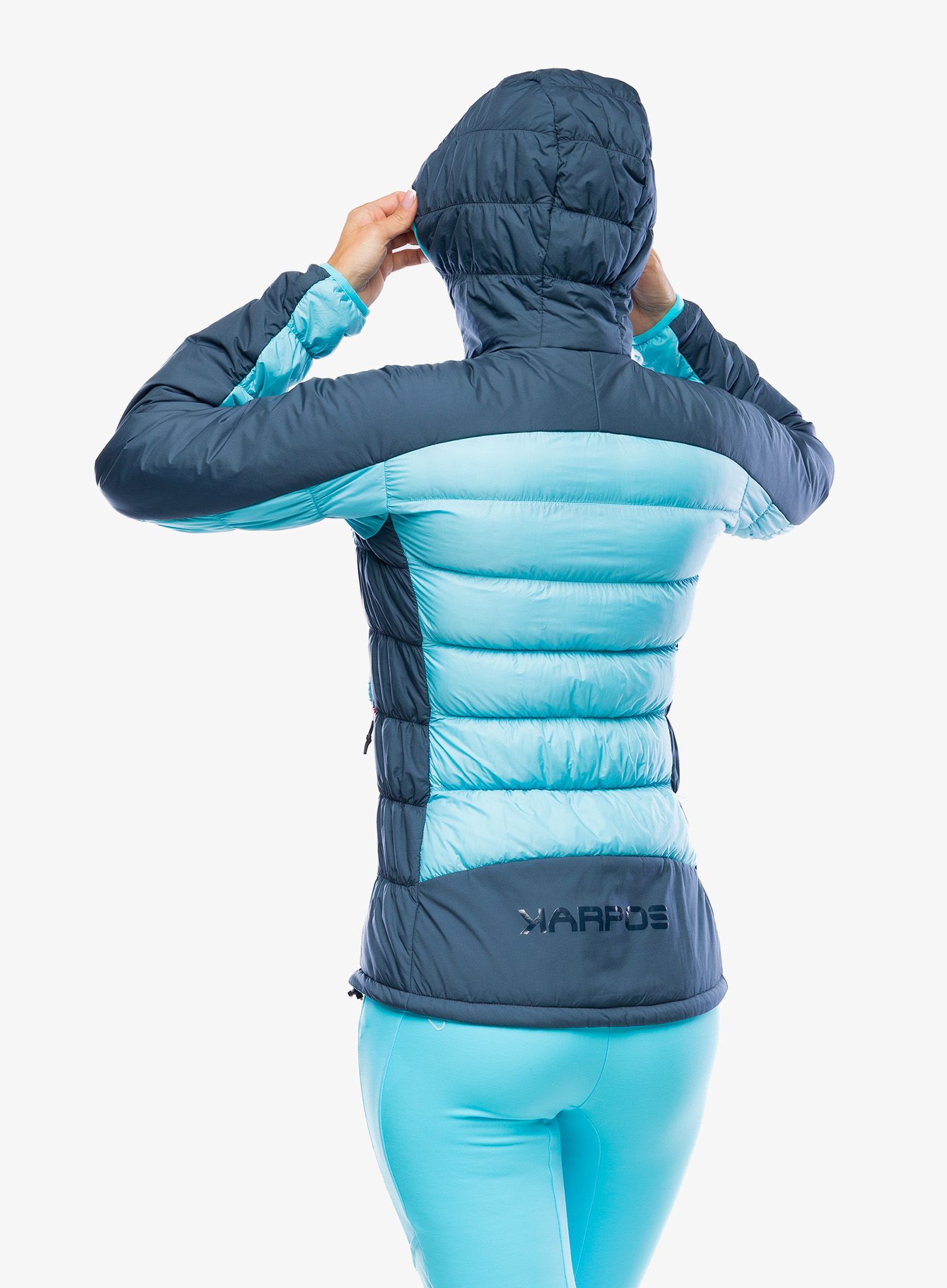 Zateplená bunda dámská Karpos Lastei Active Plus Jacket - blue atoll/midnight