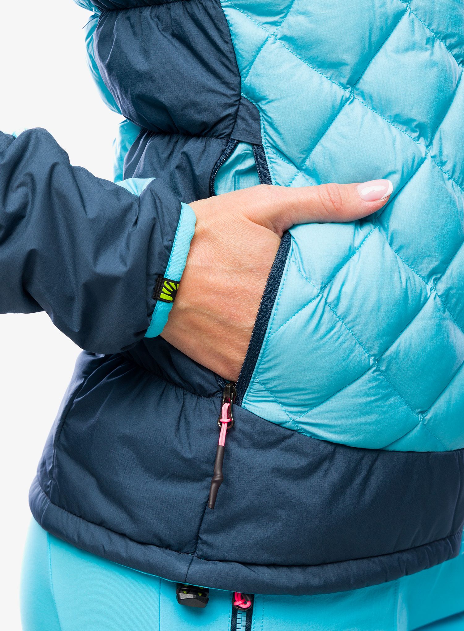 Zateplená bunda dámská Karpos Lastei Active Plus Jacket - blue atoll/midnight
