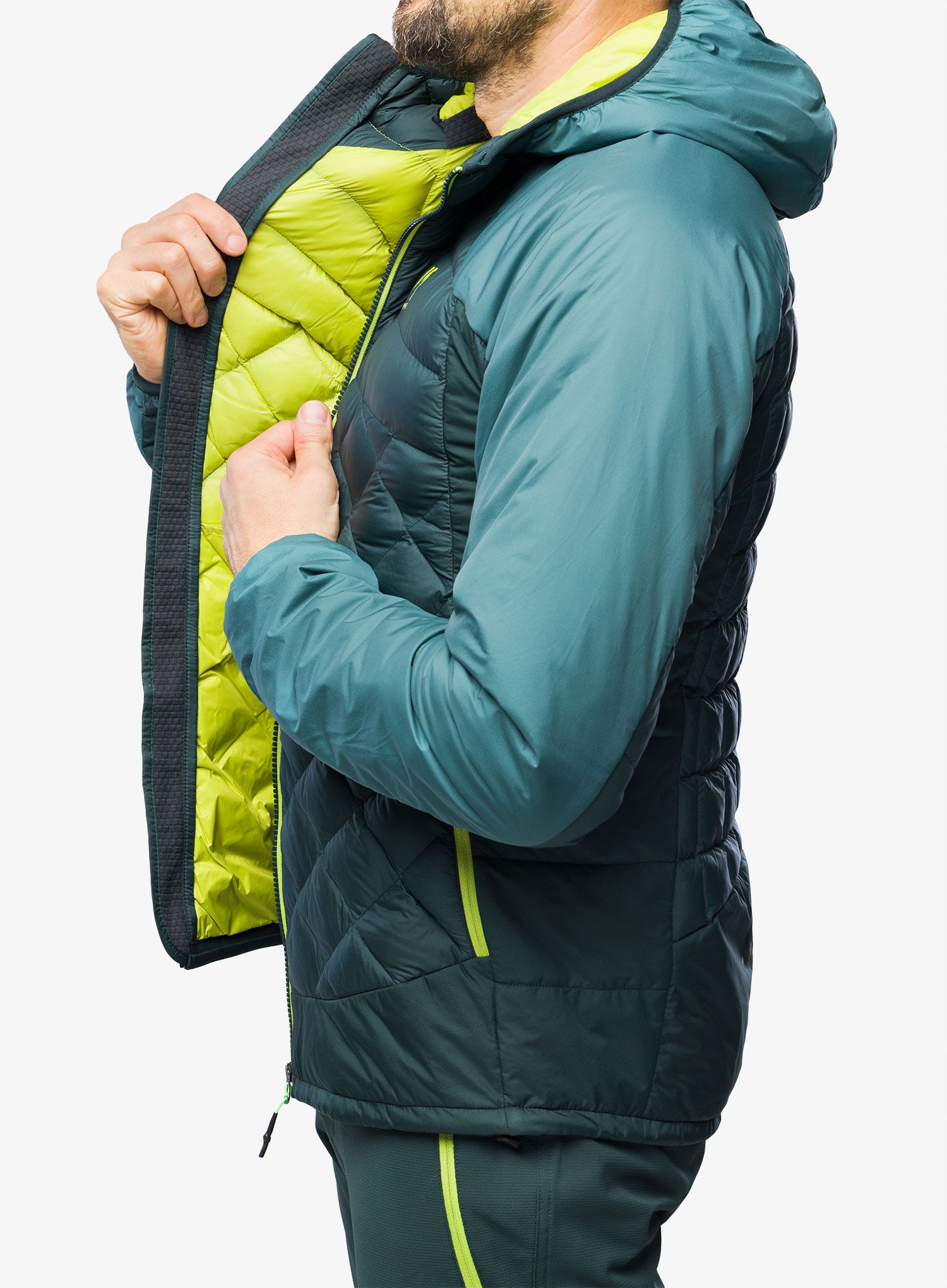 Zateplená bunda Karpos Lastei Active Plus Jacket - forest/balsam