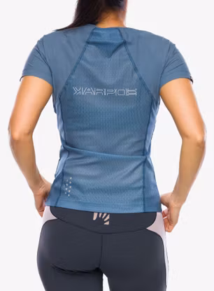 Běžecké tričko dámské Karpos Lavaredo Evo Jersey - bluefin