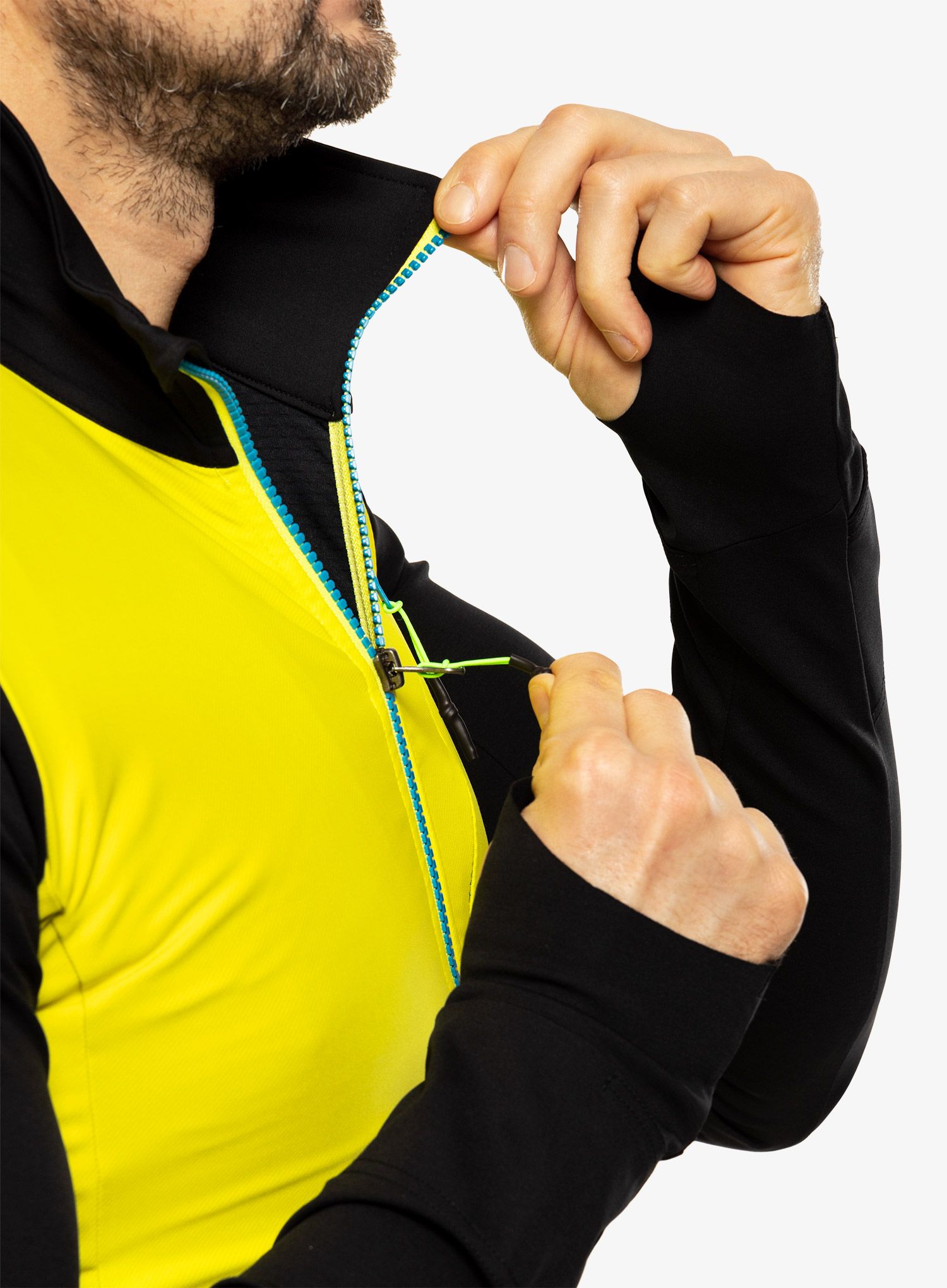 Fleecová bunda Karpos Lavaredo Fleece - sulphur spring/black
