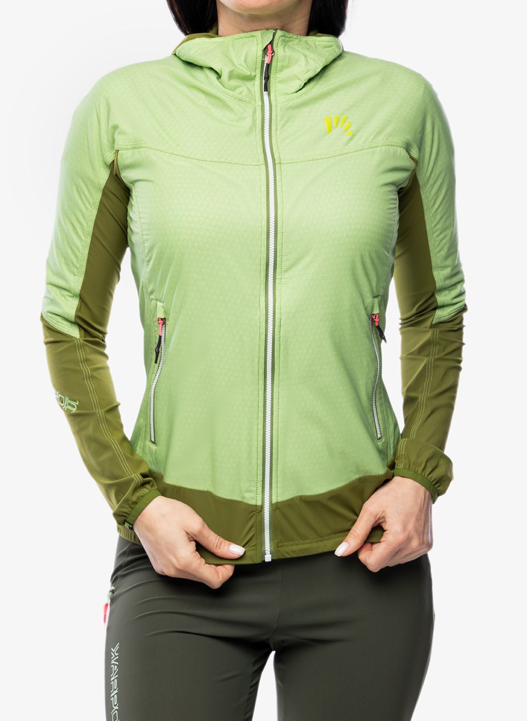 Hybridní bunda dámská Karpos Lavaredo Jacket - arcadian/cedar green