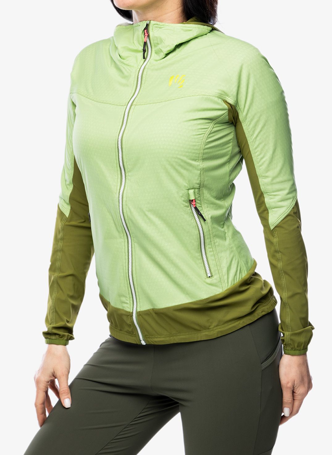 Hybridní bunda dámská Karpos Lavaredo Jacket - arcadian/cedar green