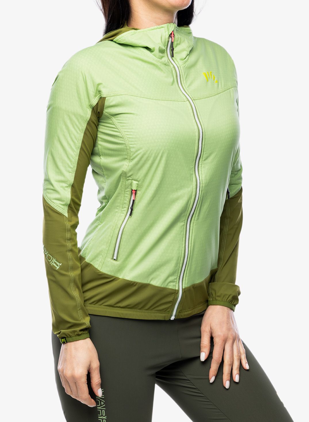 Hybridní bunda dámská Karpos Lavaredo Jacket - arcadian/cedar green
