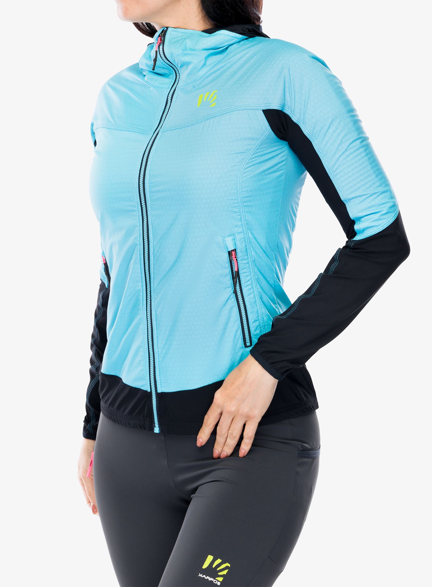 Hybridní bunda dámská Karpos Lavaredo Jacket - blue atoll/sky captain