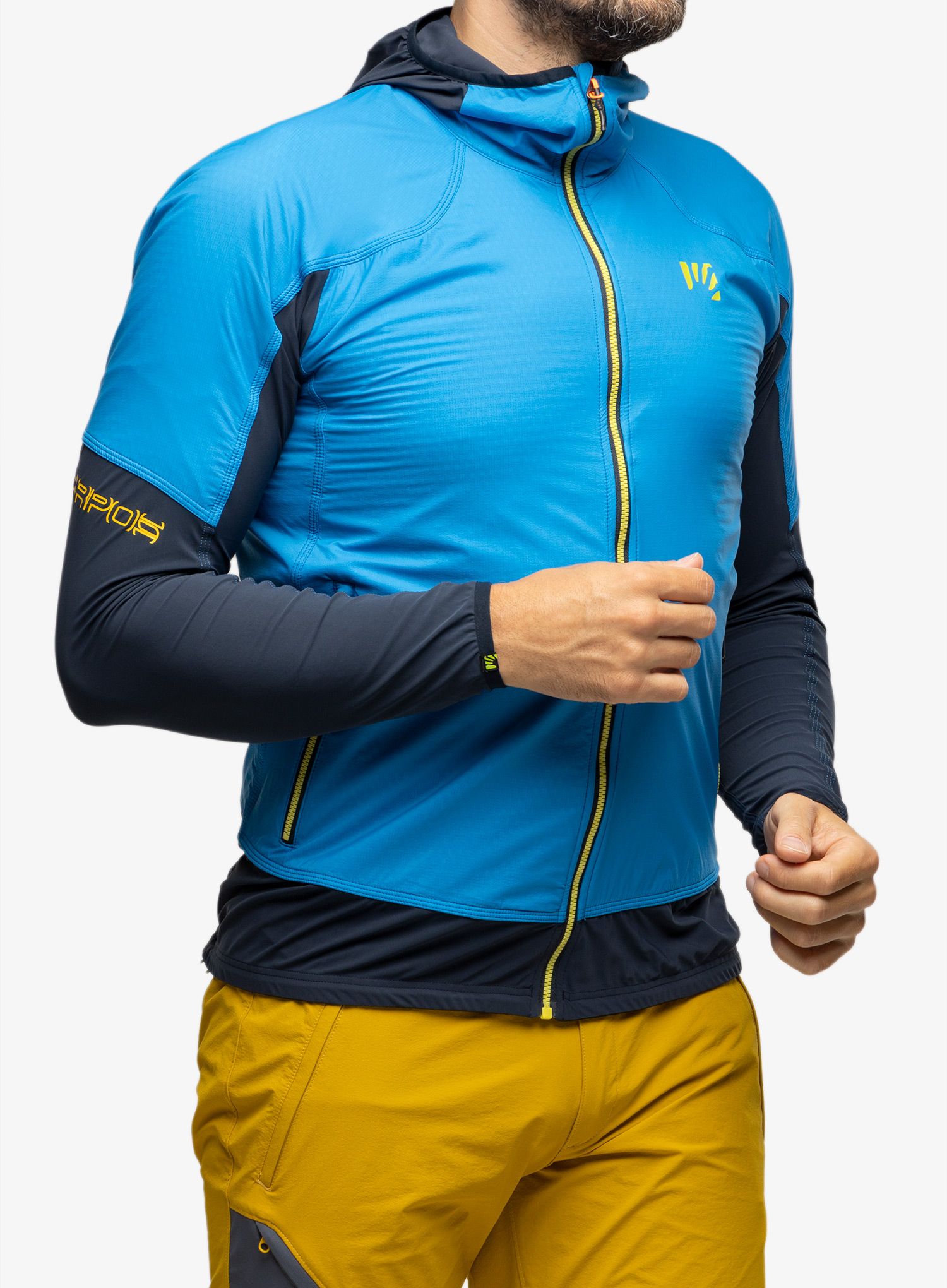 Hybridní bunda Karpos Lavaredo Jacket - indigo bunting/outer space