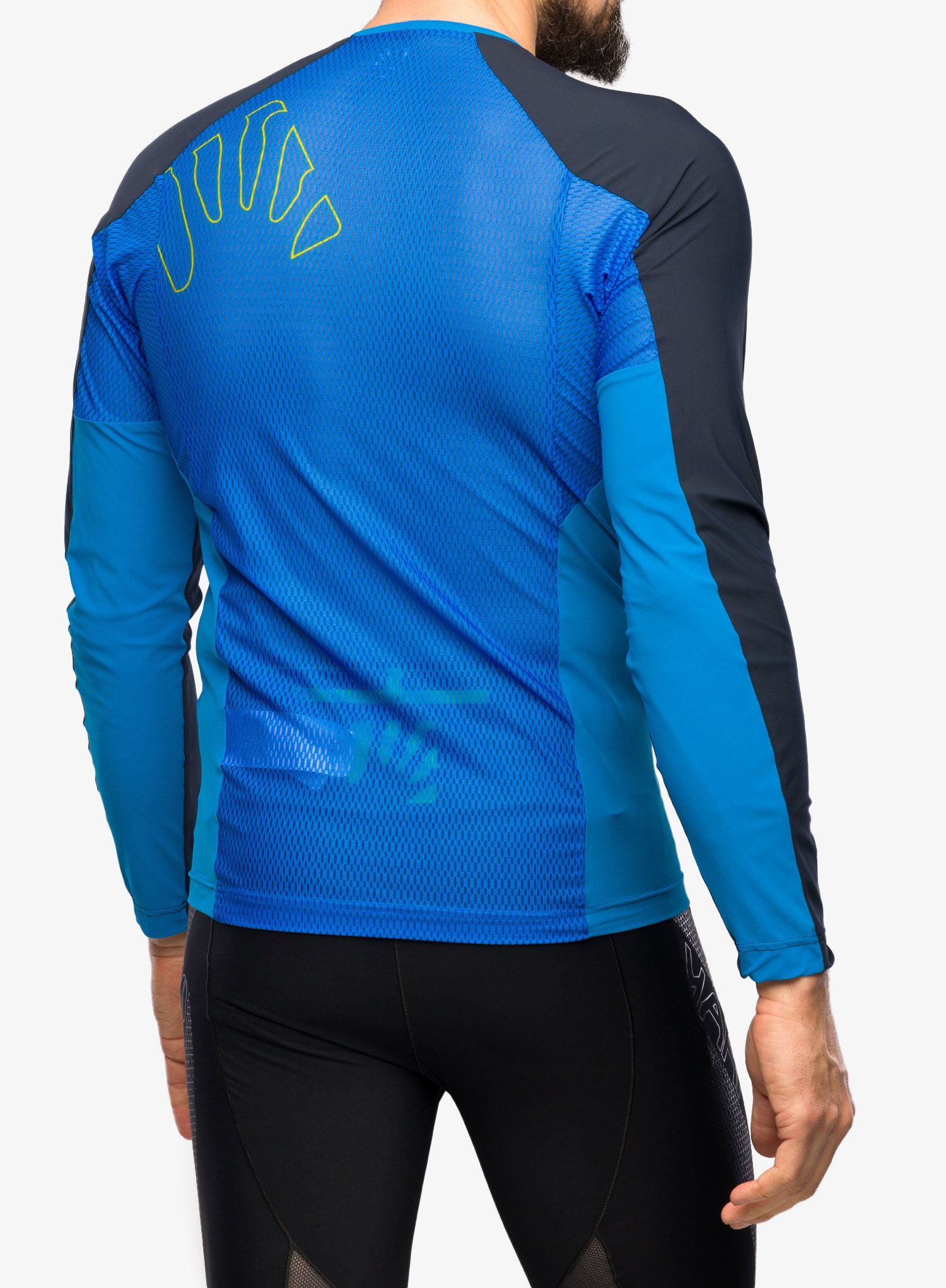Mikina na běh Karpos Lavaredo Jersey LS - indigo bunting/outer space