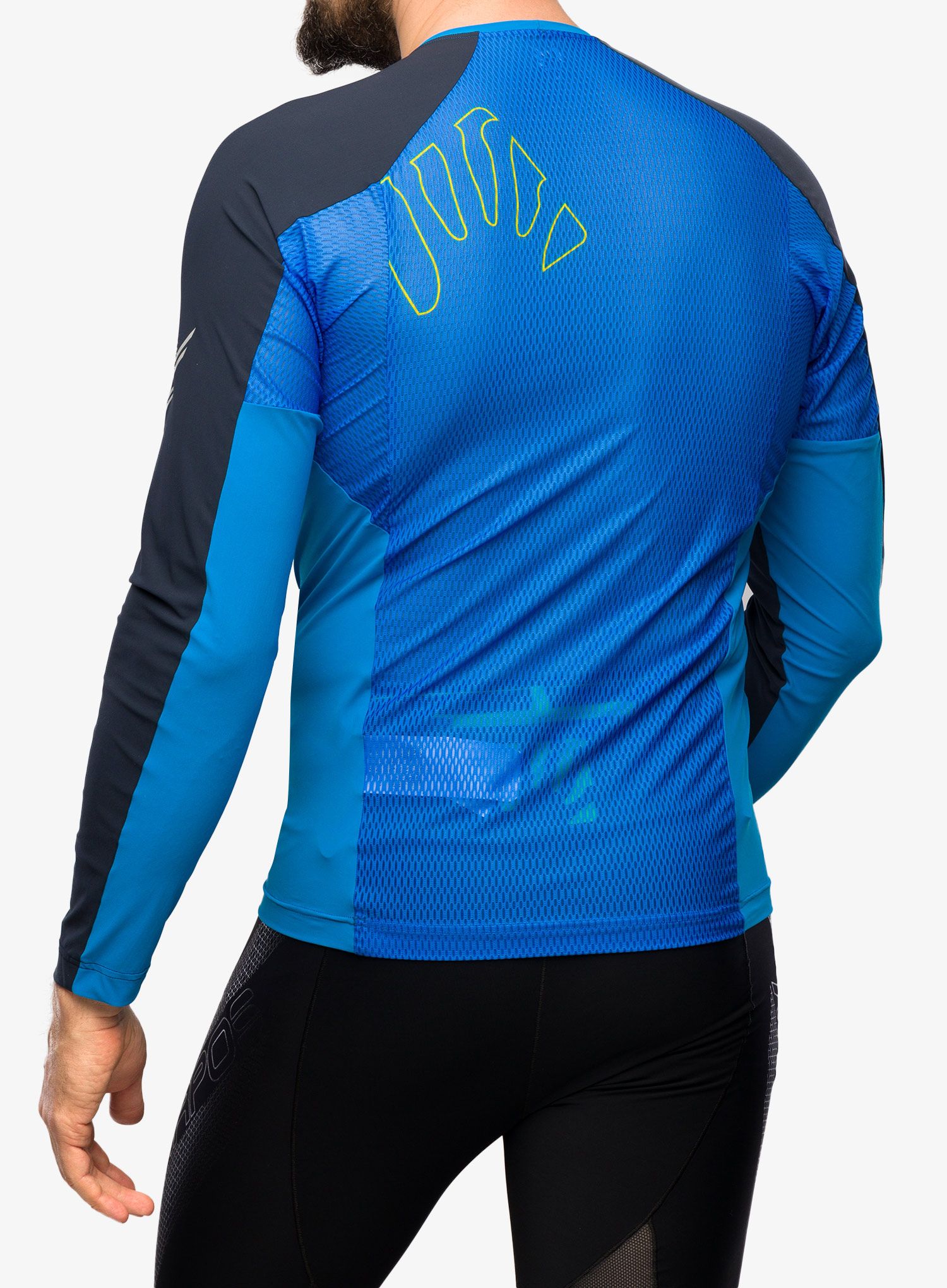 Mikina na běh Karpos Lavaredo Jersey LS - indigo bunting/outer space