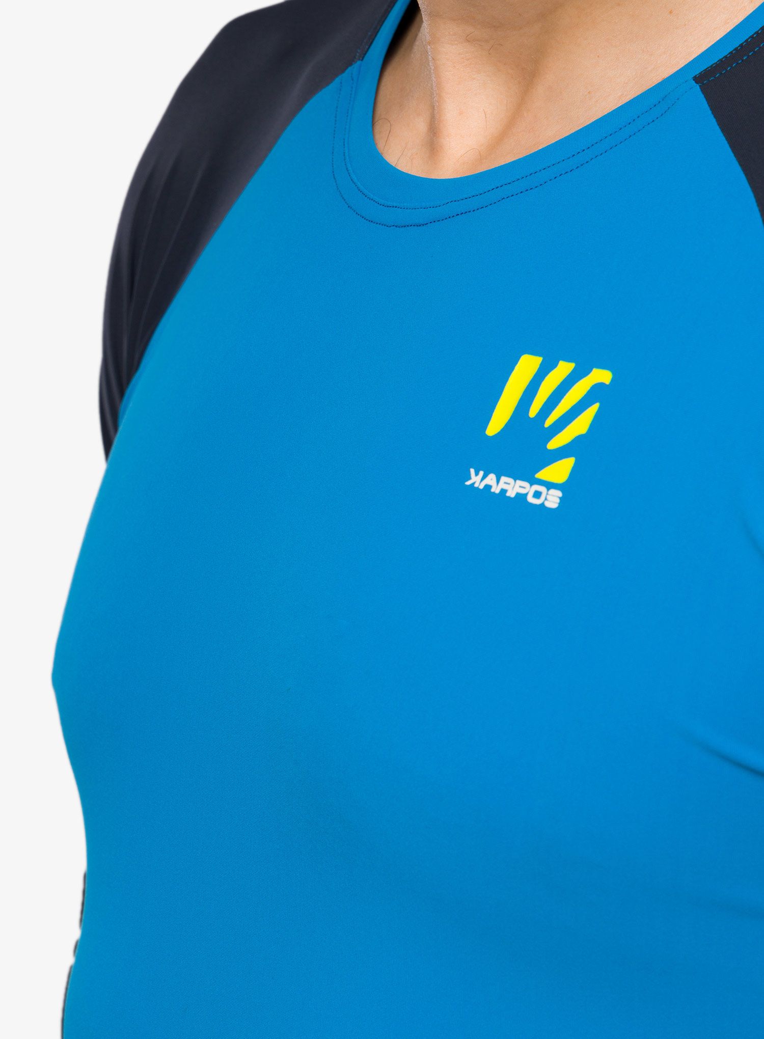 Mikina na běh Karpos Lavaredo Jersey LS - indigo bunting/outer space