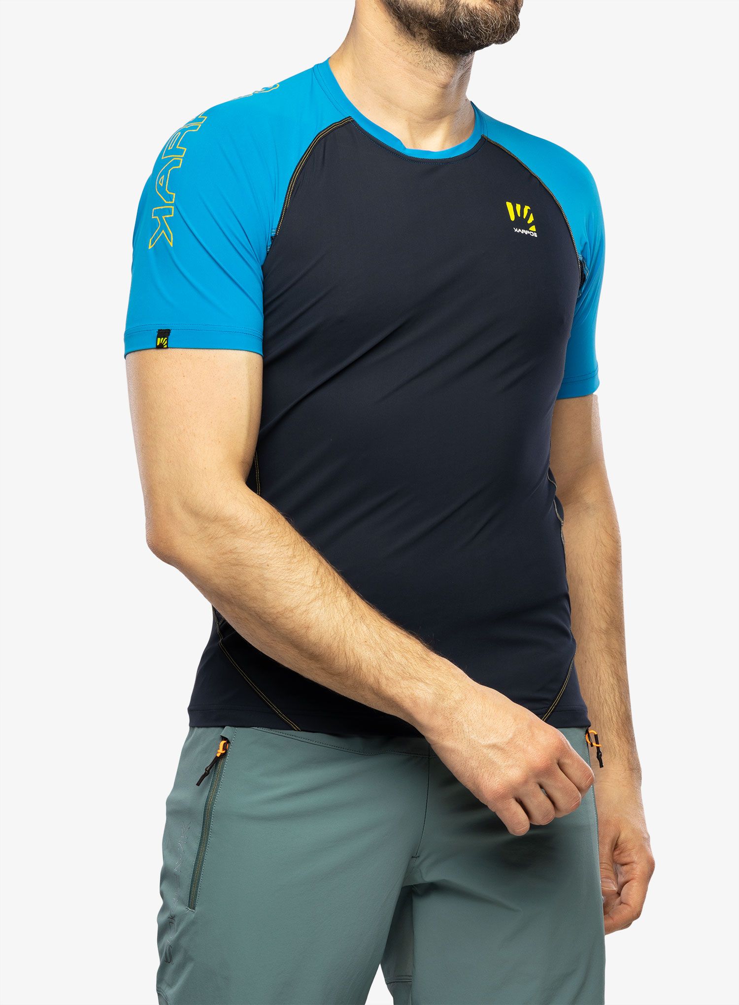 Běžecké tričko Karpos Lavaredo Jersey - outer space/indigo bunting