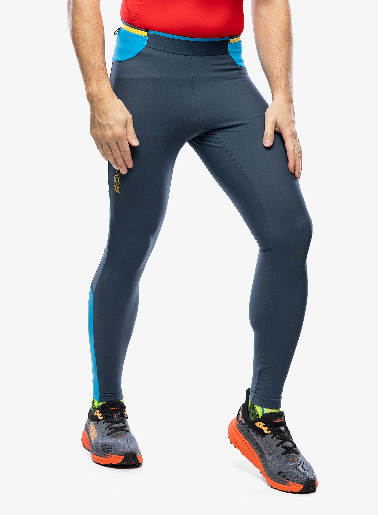 Legíny na běhání Karpos Lavaredo Plus Winter Tight - midnight/diva blue