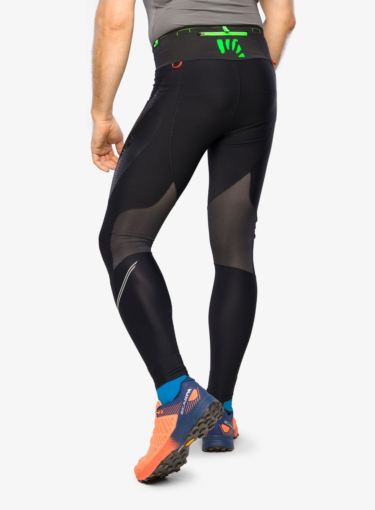 Legíny na běhání Karpos Lavaredo Tech Tight - black