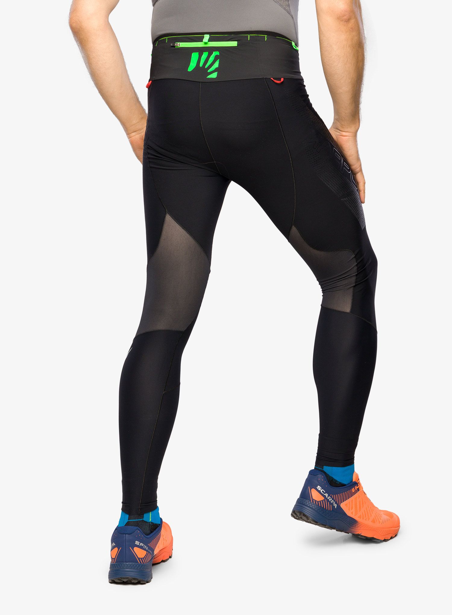 Legíny na běhání Karpos Lavaredo Tech Tight - black