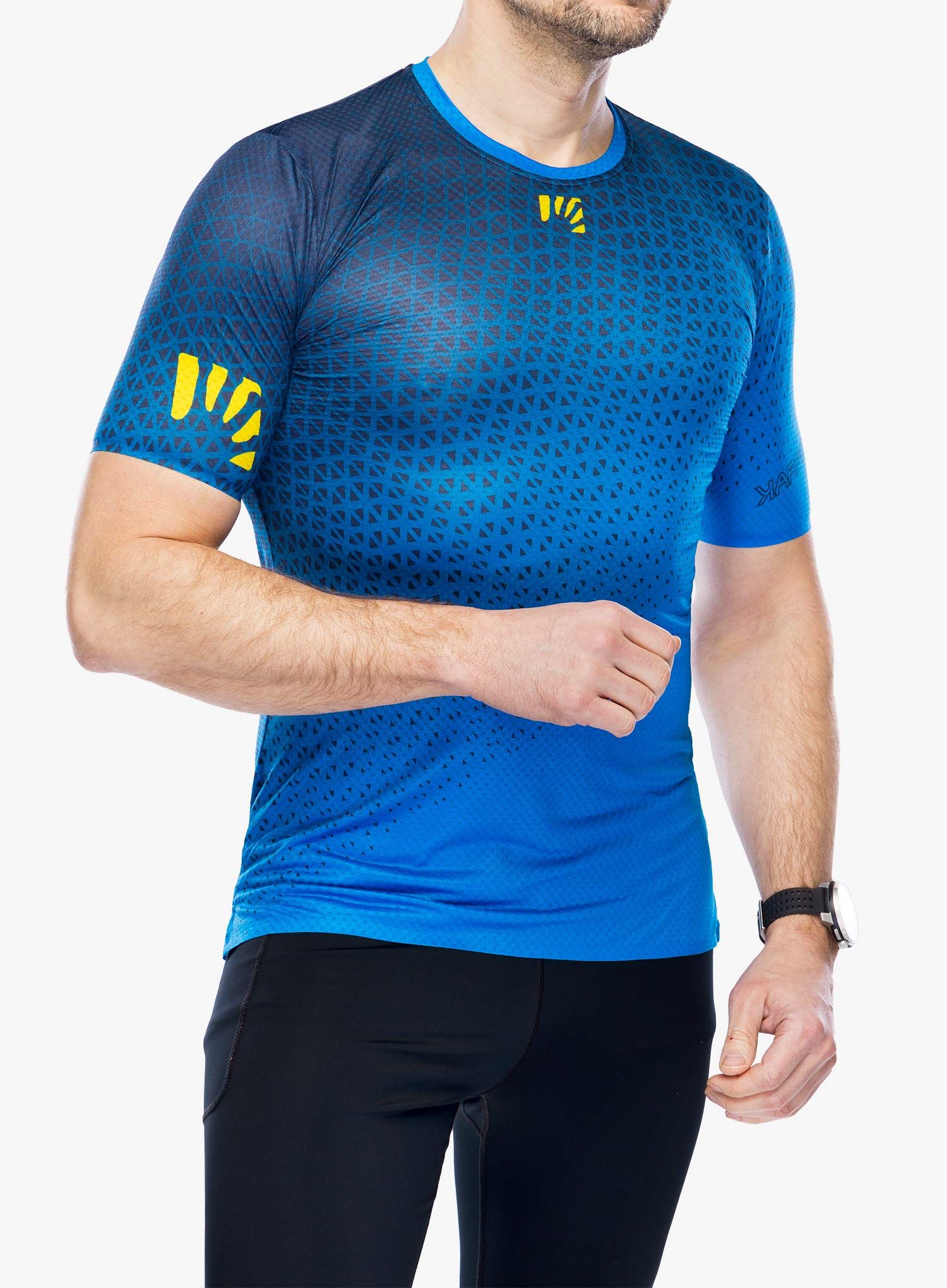 Běžecké tričko Karpos Lavaredo Ultra Jersey - indigo b/outer space