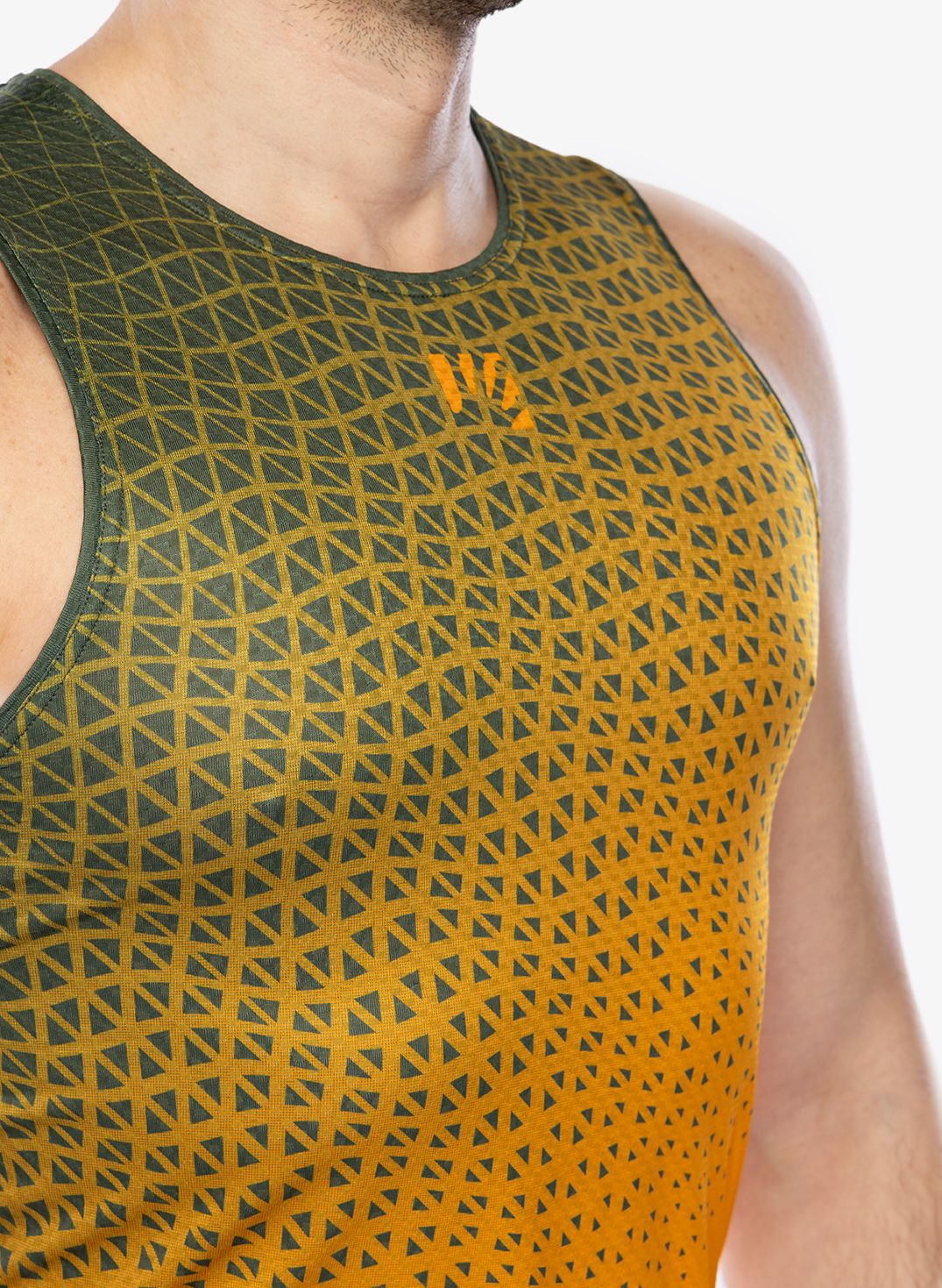 Běžecké triko Karpos Lavaredo Ultra Tank - radiant/rifle green