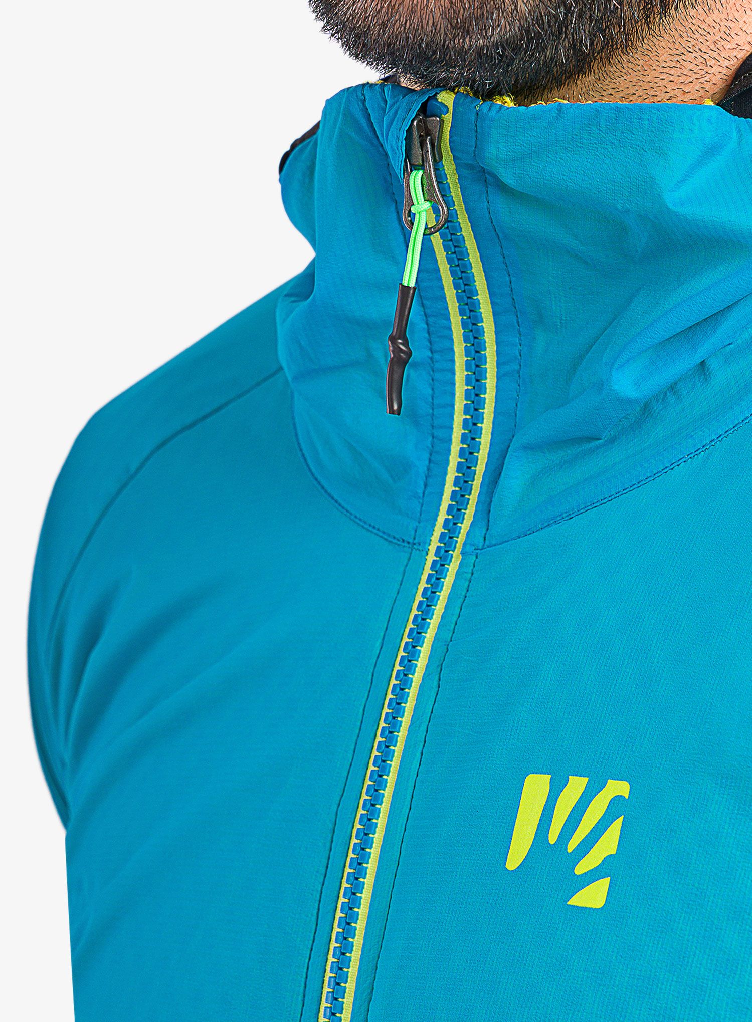 Pánská běžecká bunda Karpos Lavaredo Winter Jacket - blue jewel/black