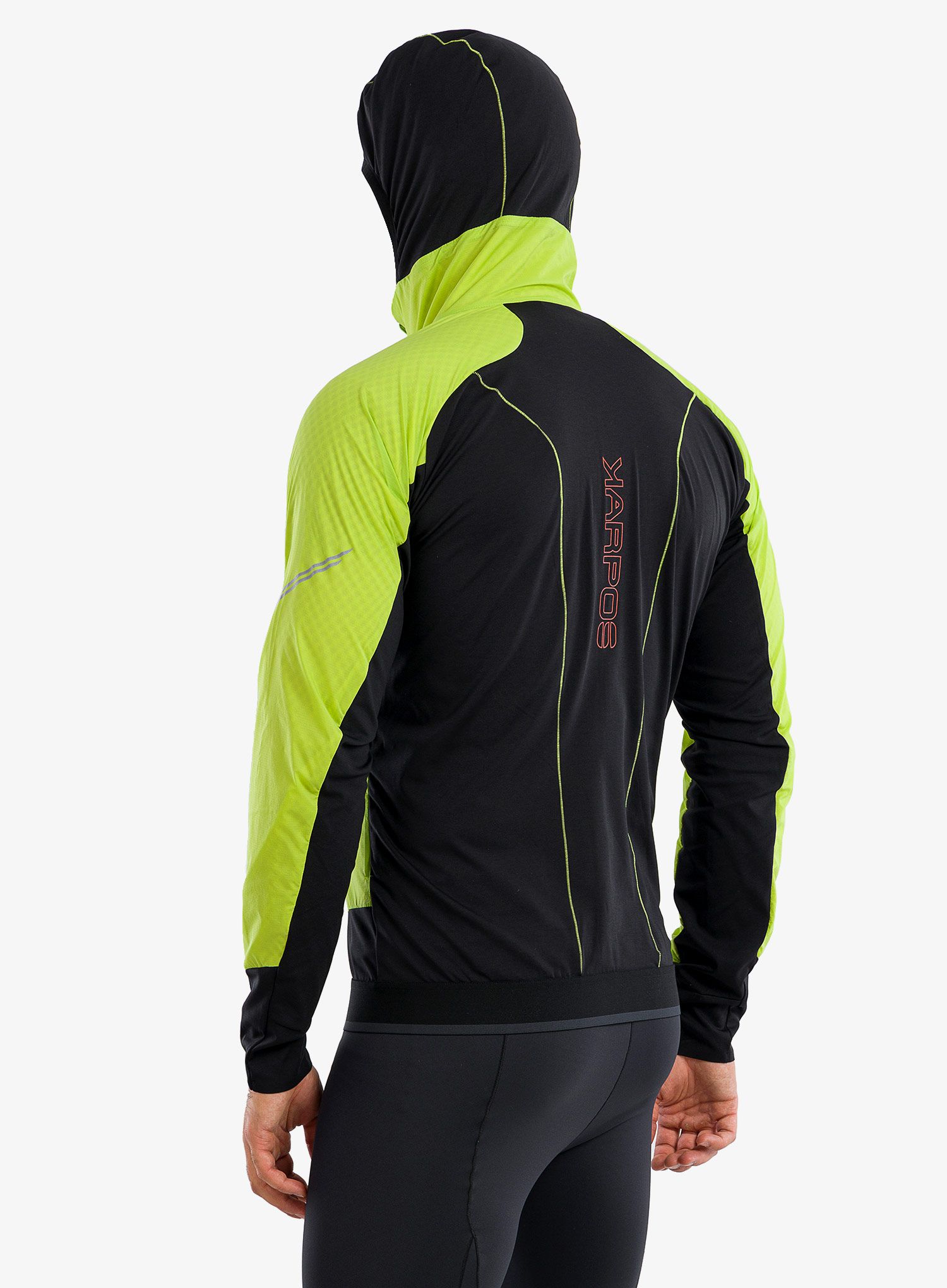 Běžecká bunda Karpos Lavaredo Winter Jacket - lime green/black