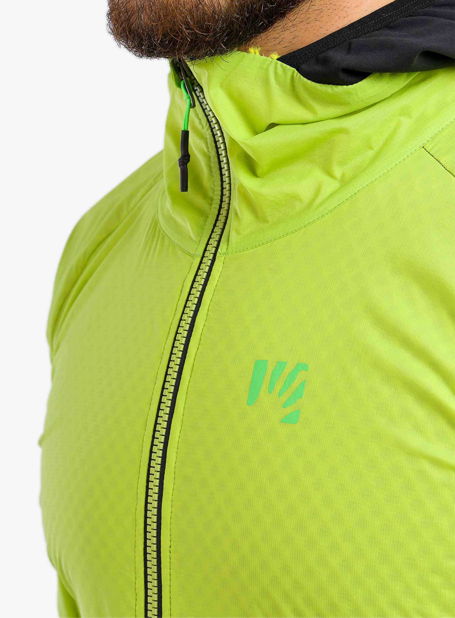 Běžecká bunda Karpos Lavaredo Winter Jacket - lime green/black