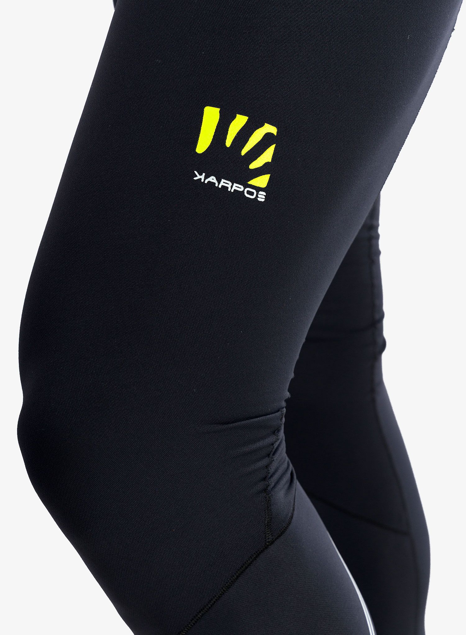 Běžecké legíny Karpos Lavaredo Winter Tight - black/blue jewel