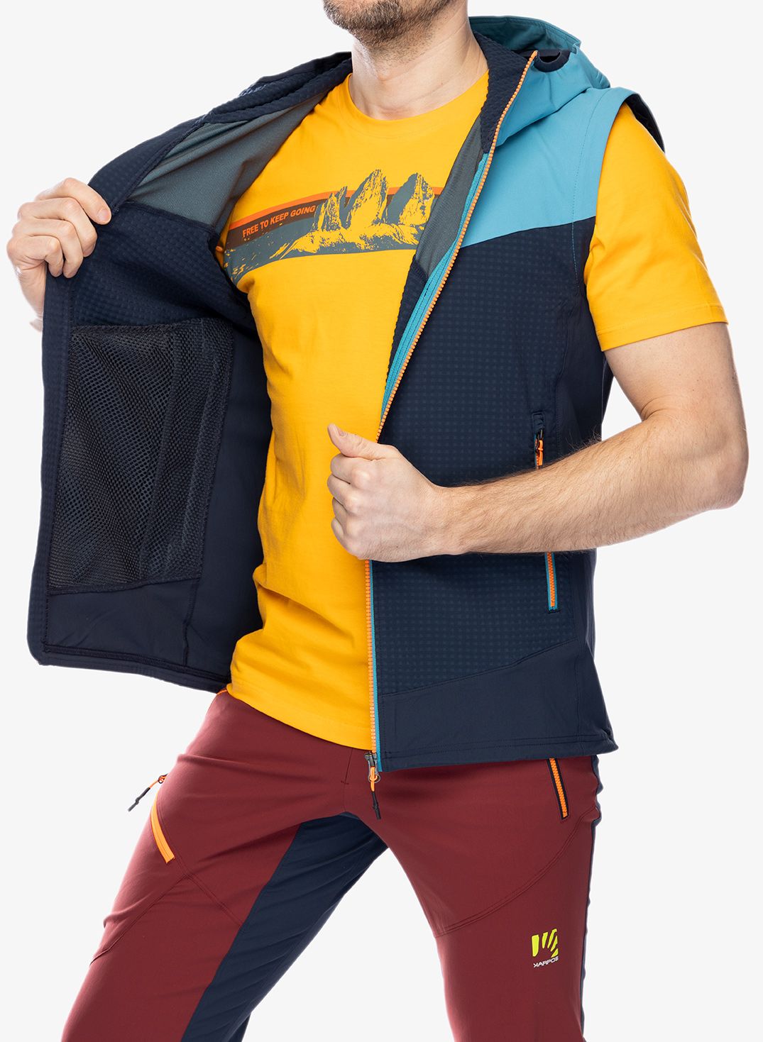 Bunda Karpos Lede  Convertible Jacket - outer space/larkspur