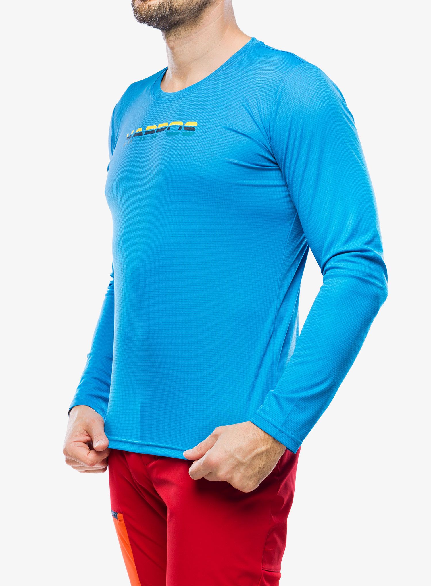 Mikina bez kapuce Karpos Loma Jersey LS - indigo bunting/high visibility