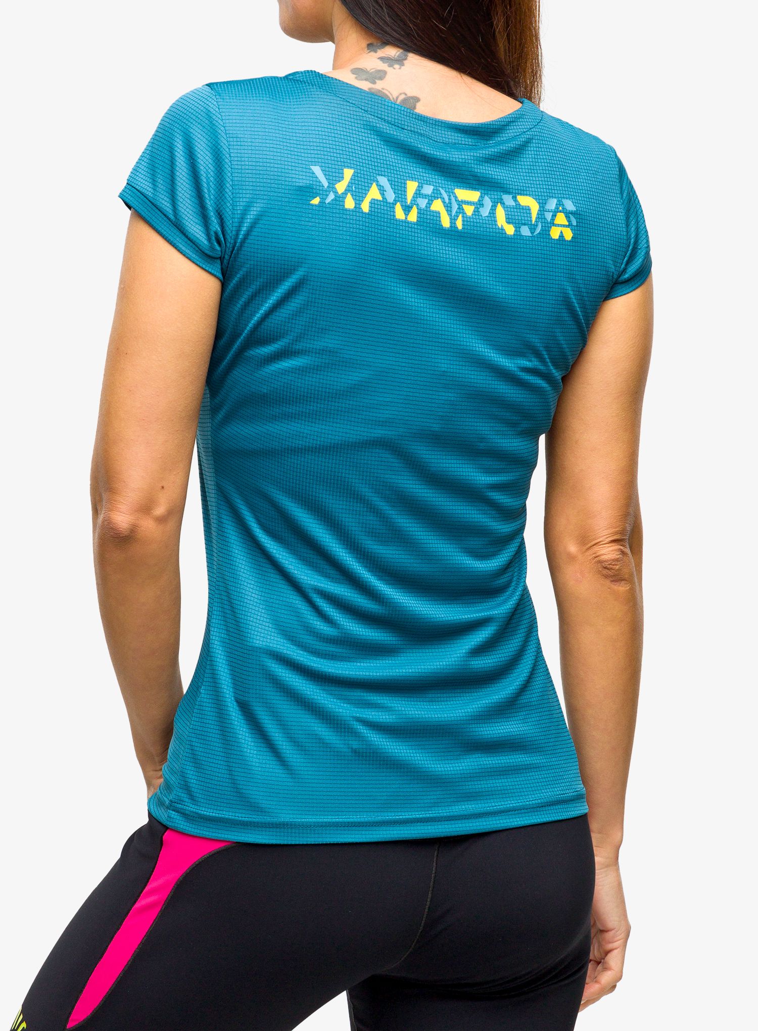 Dámské tričko Karpos Loma Jersey - corsair/adriatic blue/l.curry