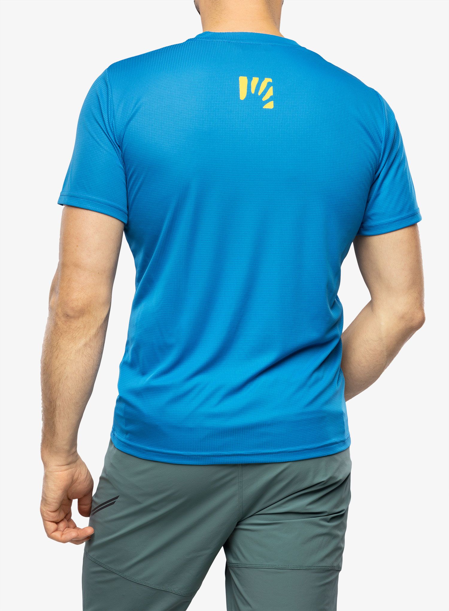Pánské tričko Karpos Loma Jersey - indigo bunting/high visibility