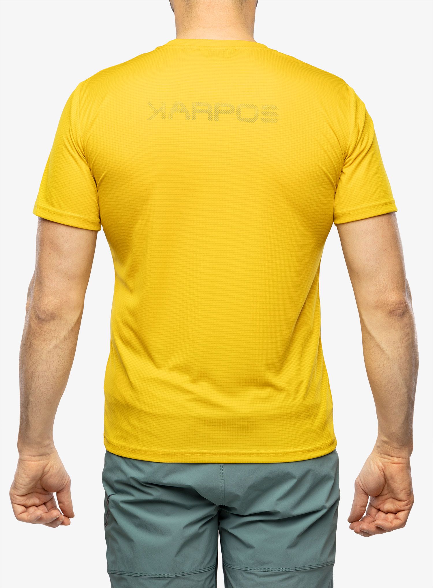Pánské tričko Karpos Loma Print Jersey - lemon curry