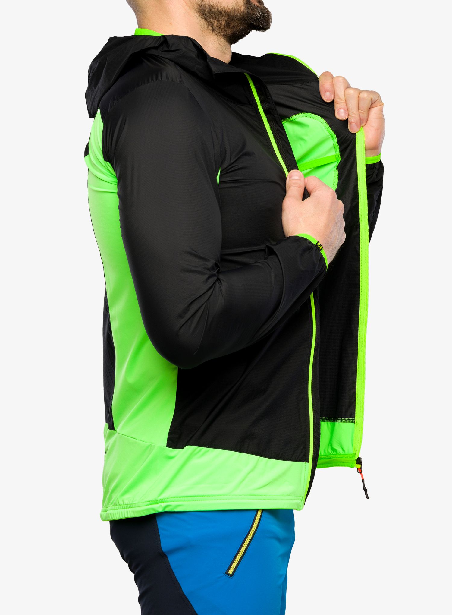Větrovka Karpos Lot Evo Jacket - black/jasmine green