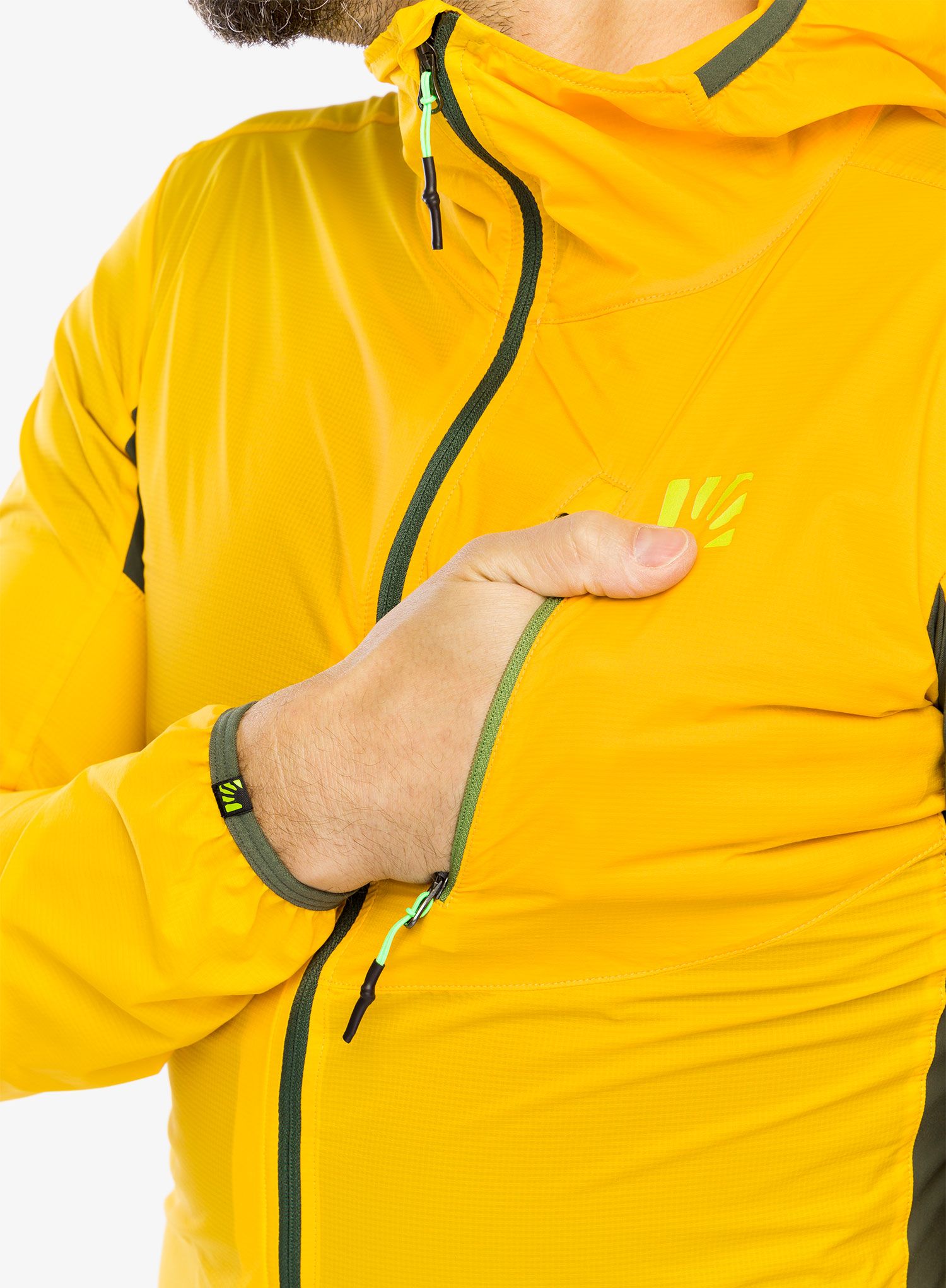 Větrovka Karpos Lot Evo Jacket - radiant/rifle green