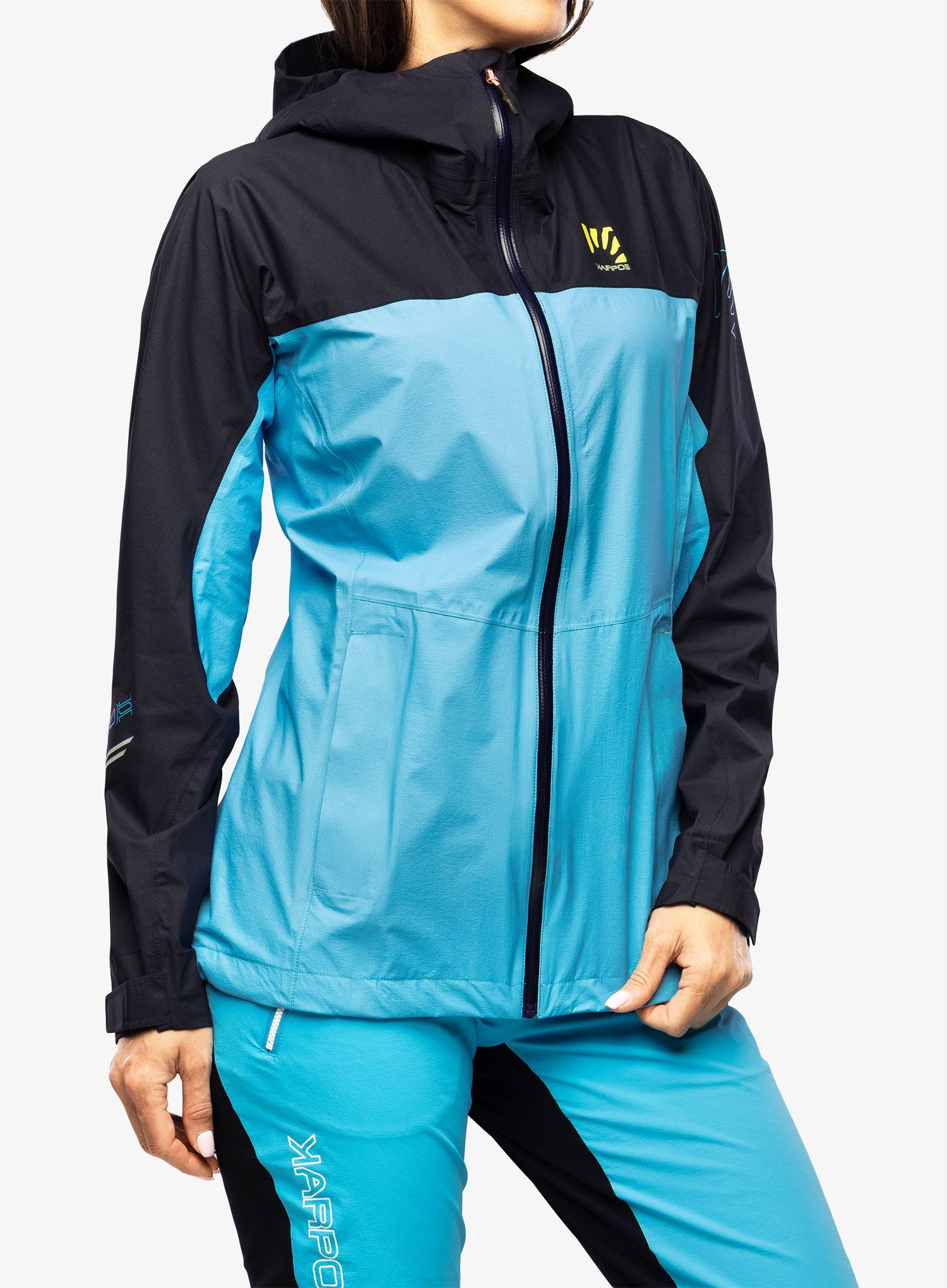 Dámská bunda do deště Karpos Lot Rain Jacket - blue atoll/sky captain