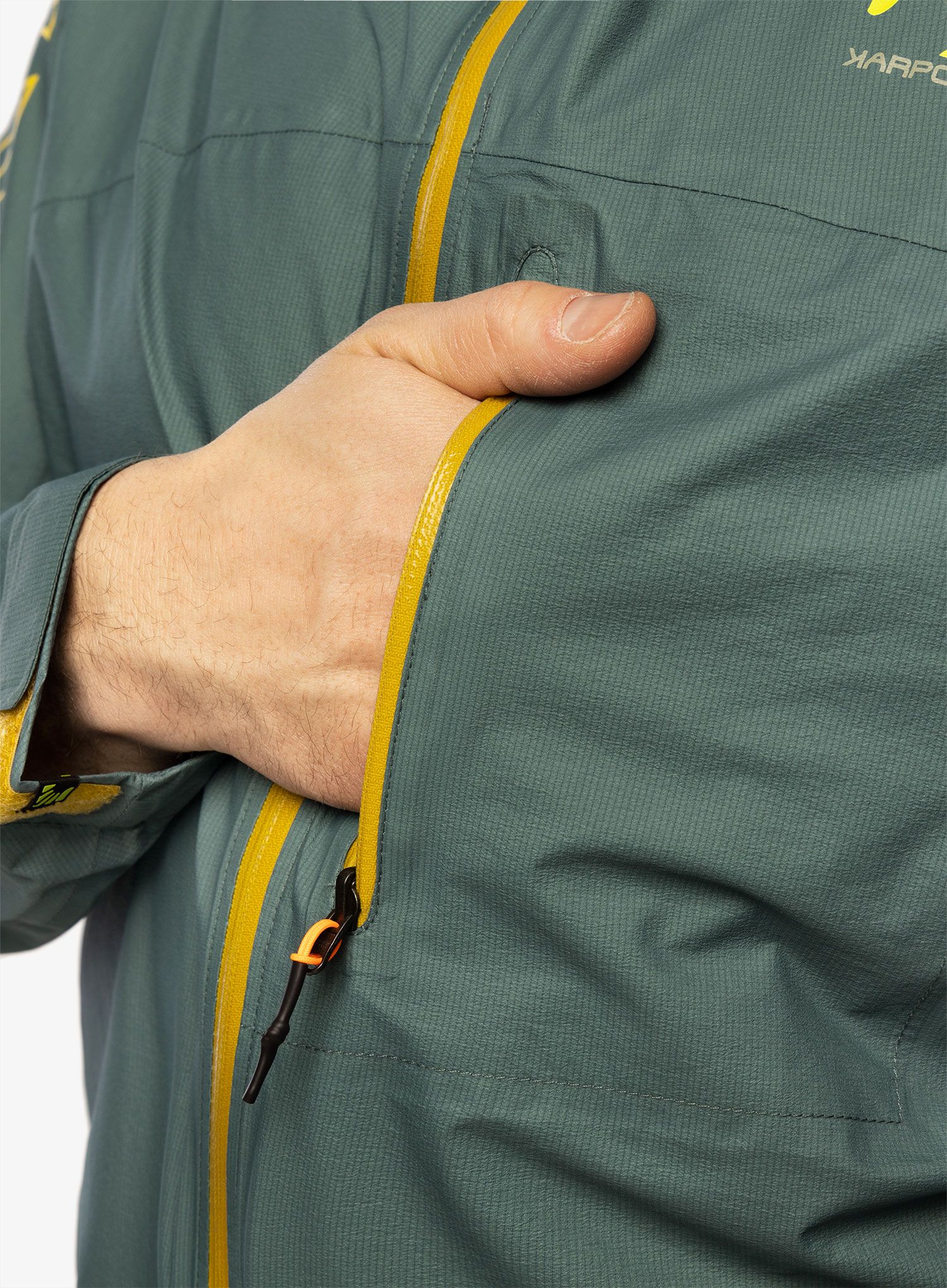 Bunda do deště Karpos Lot Rain Jacket - north atlantic/lemon curry