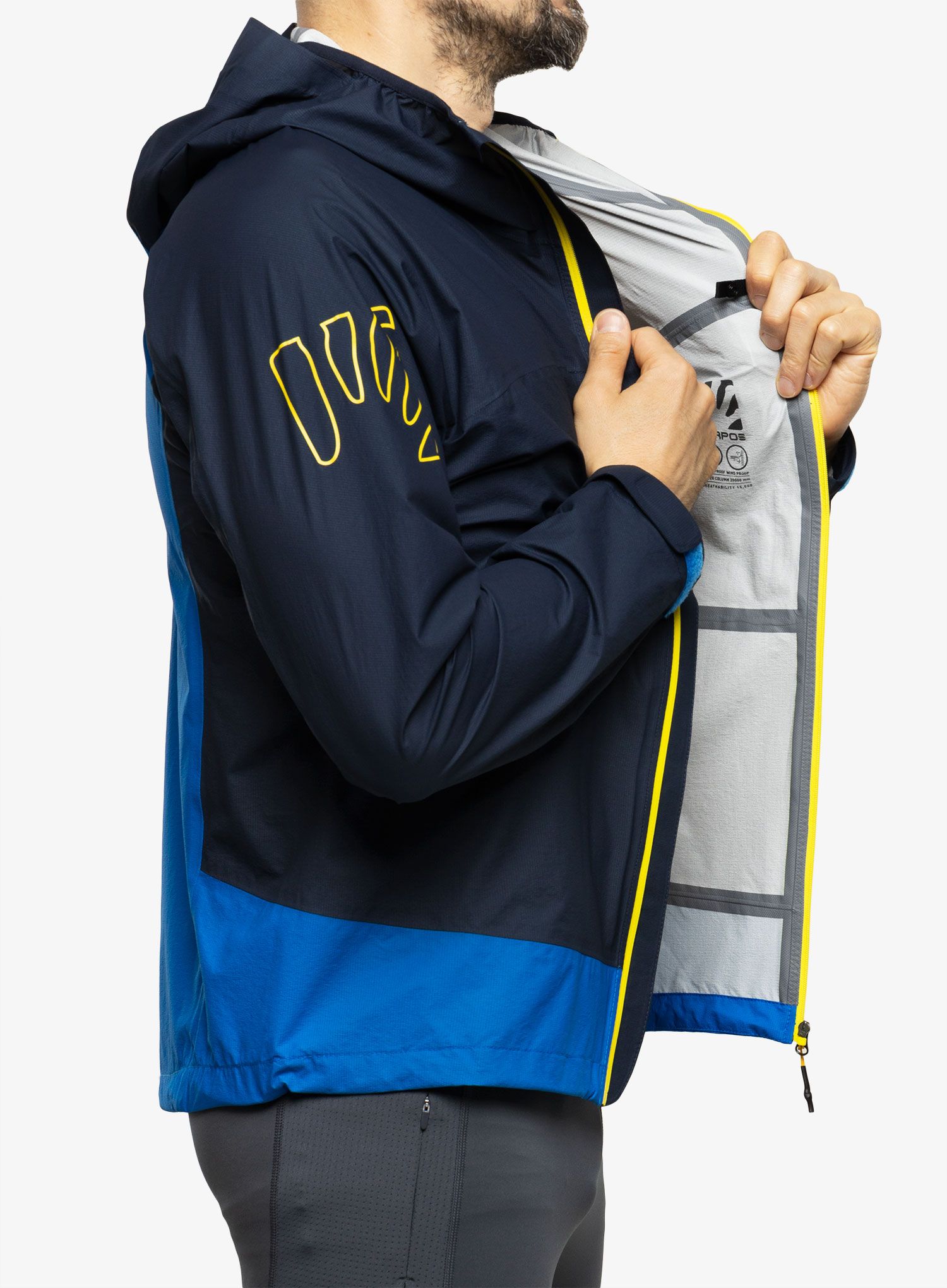 Pánská bunda Karpos Lot Rain Jacket - outer space/indigo bunting