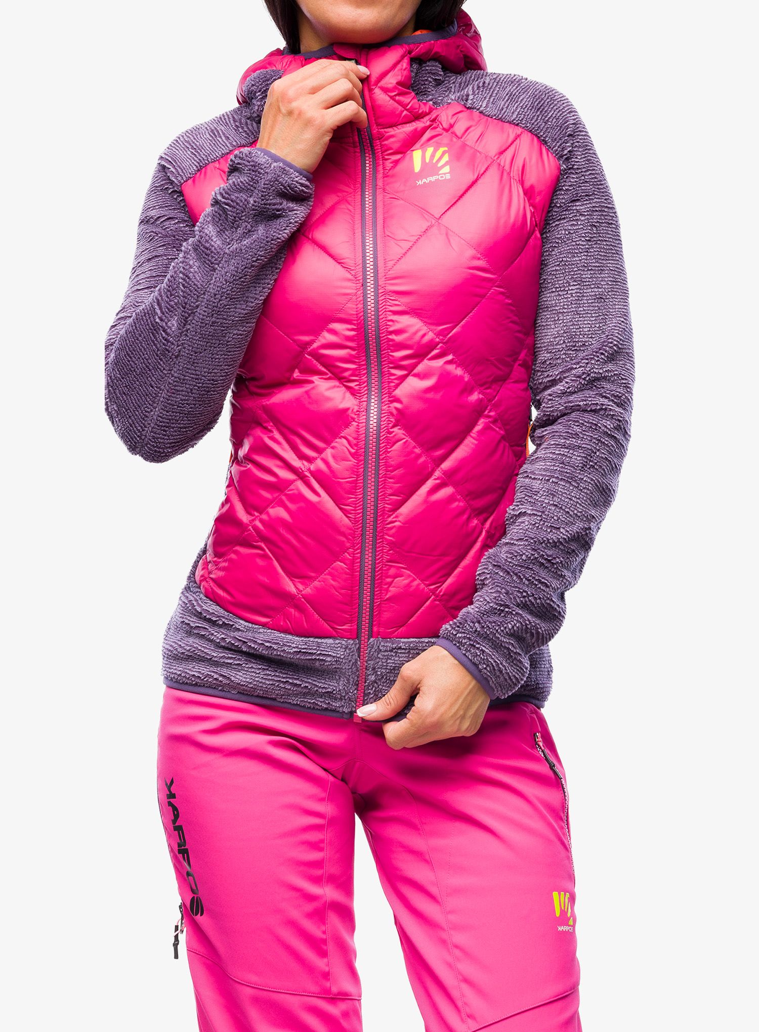 Hybridní bunda dámská Karpos Marmarole Jacket - granita/grape