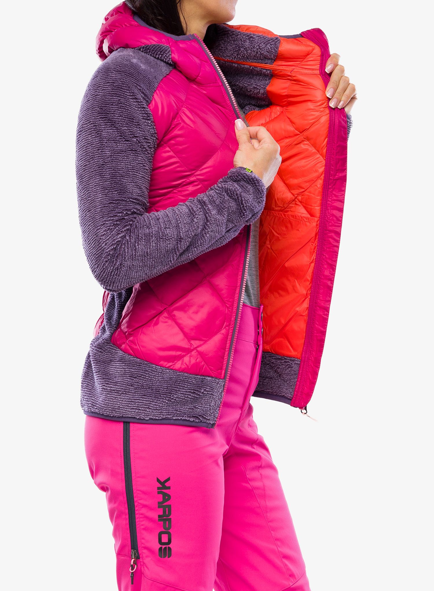 Hybridní bunda dámská Karpos Marmarole Jacket - granita/grape