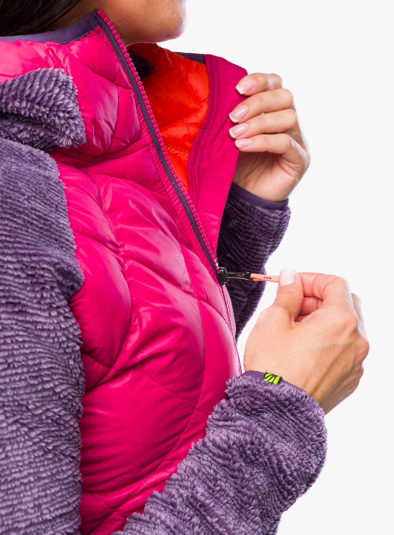 Hybridní bunda dámská Karpos Marmarole Jacket - granita/grape