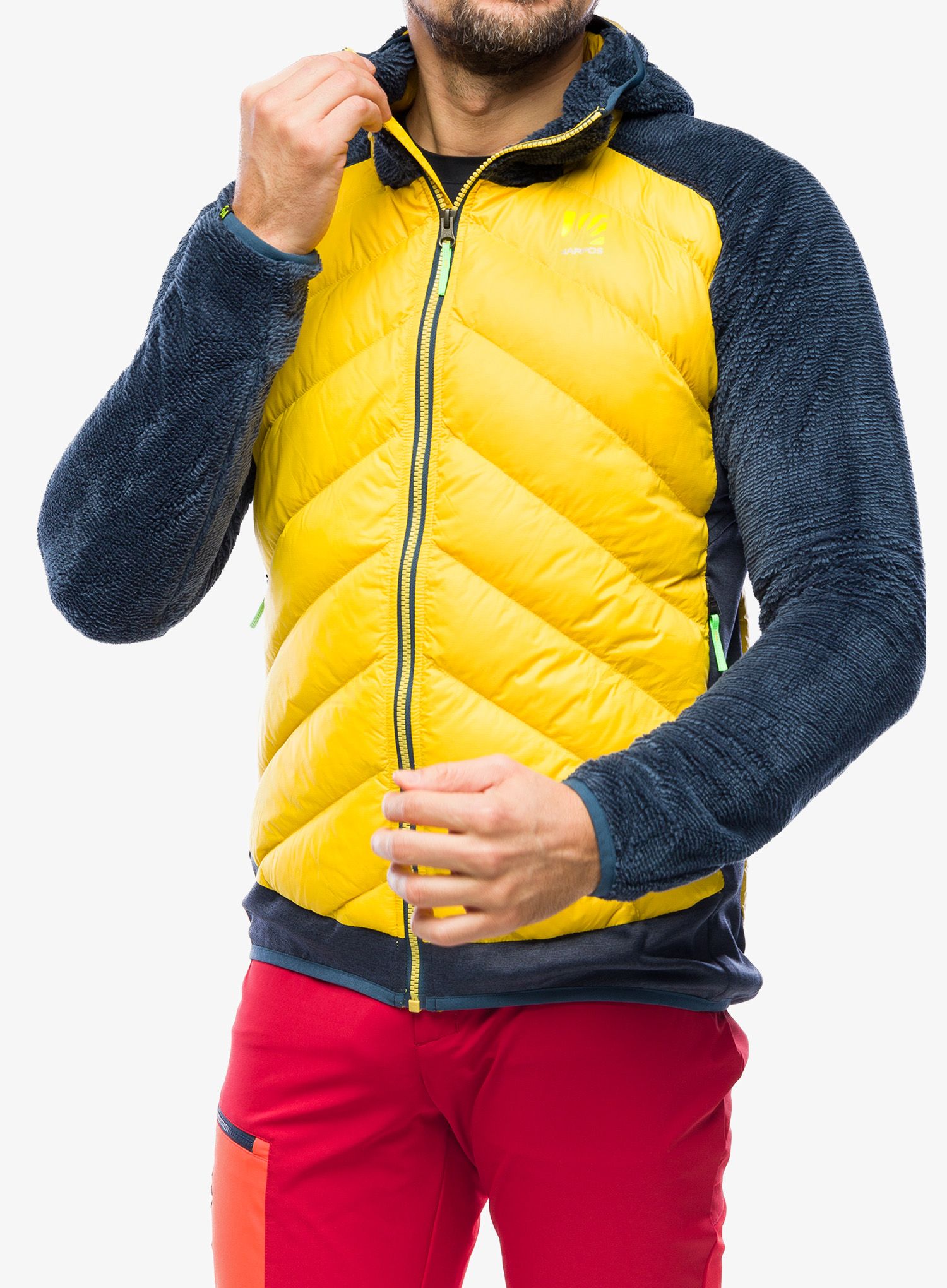 Hybridní bunda Karpos Marmarole Jacket - sulphur/midnight
