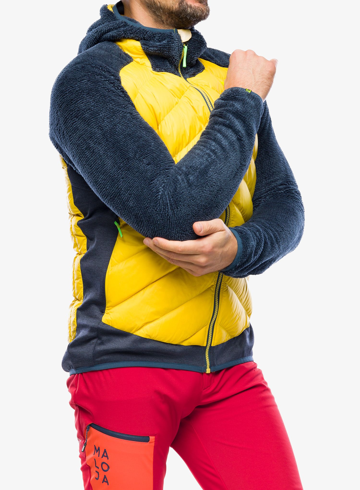 Hybridní bunda Karpos Marmarole Jacket - sulphur/midnight