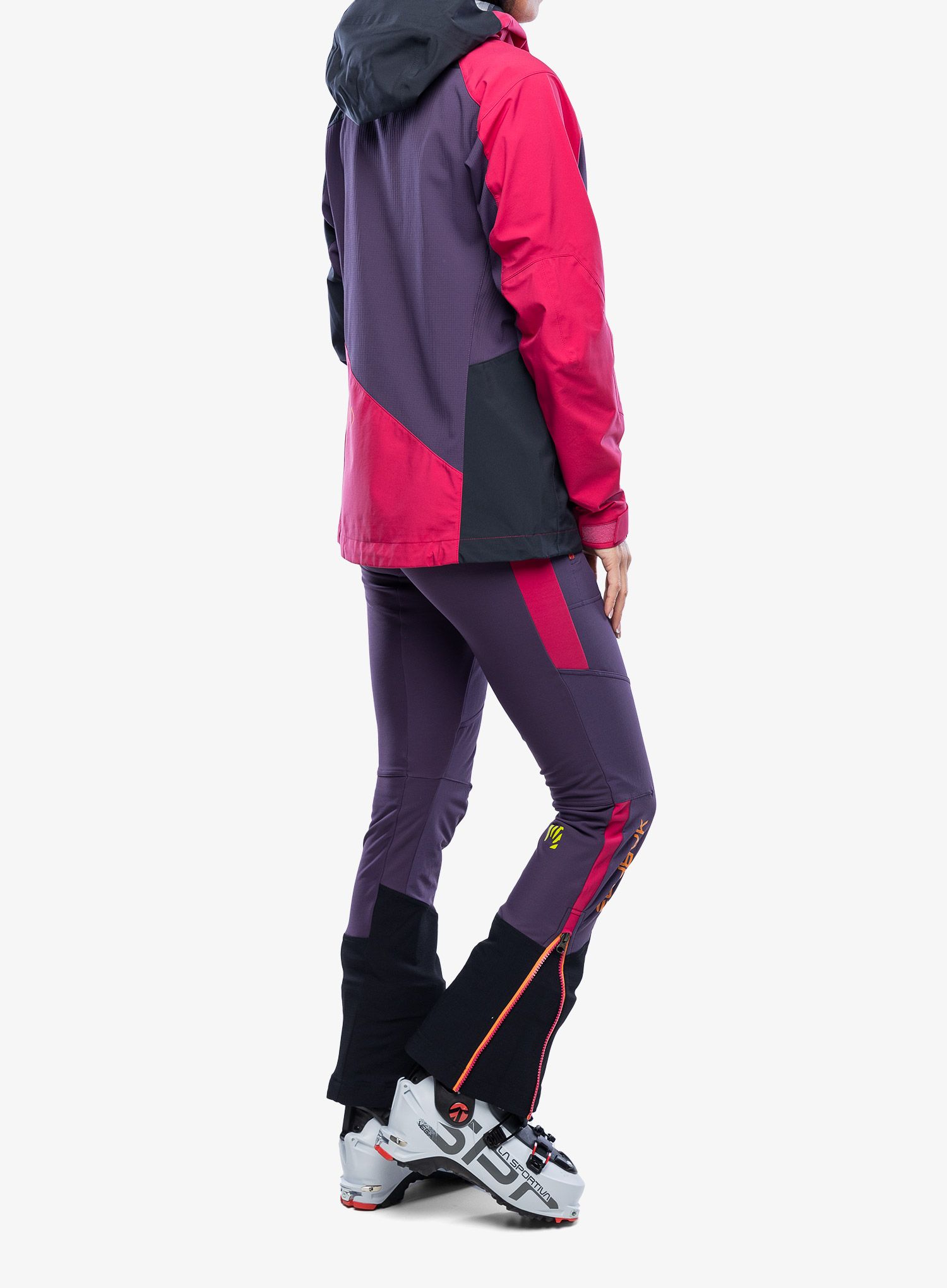 Damska bunda na skialpy Karpos Marmolada Jacket - grape/granita/vulcan