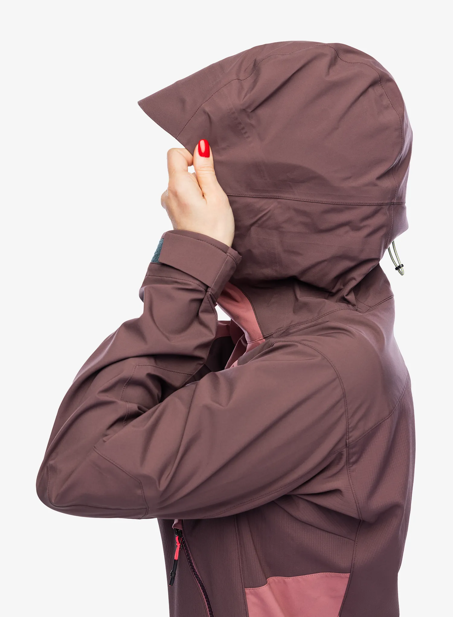 Damska bunda na skialpy Karpos Marmolada Jacket - huckleberry/deco rose