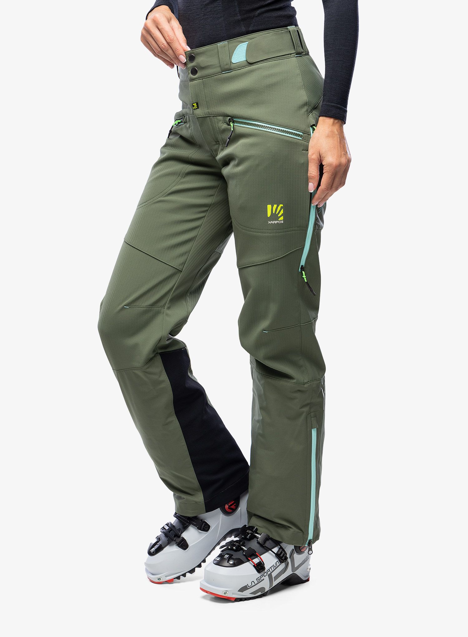 Lyžařské kalhoty dámské Karpos Marmolada Pant - thyme